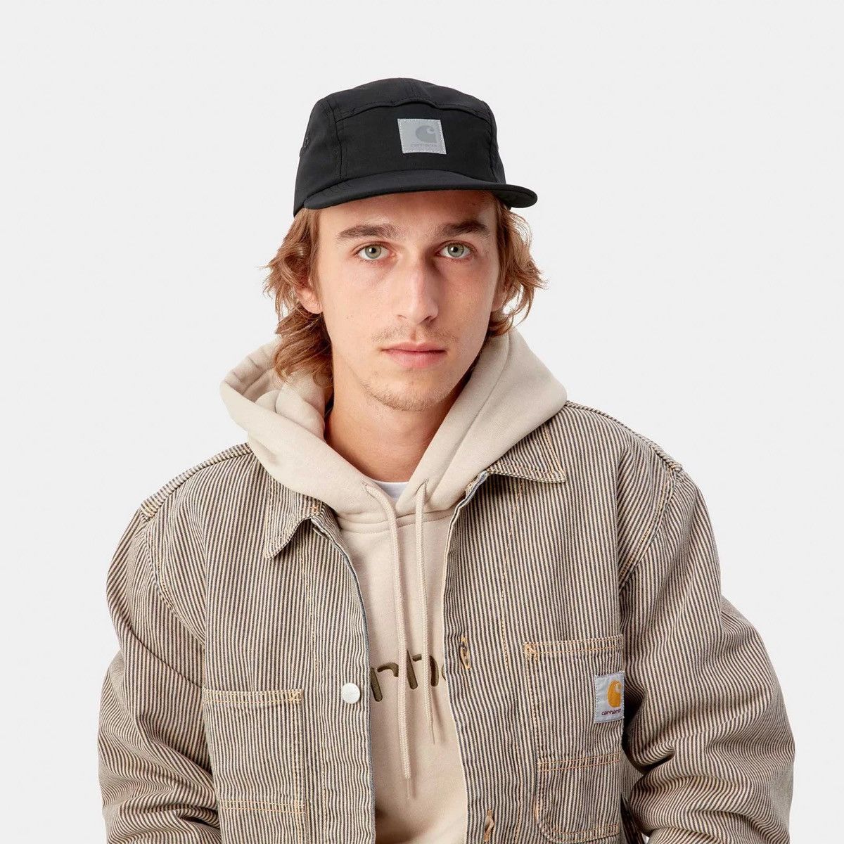 Carhartt Kilda Cap | Carhartt WIP | Black Reflective 5 Panel Hat, Size ONE SIZE - 1 Thumbnail