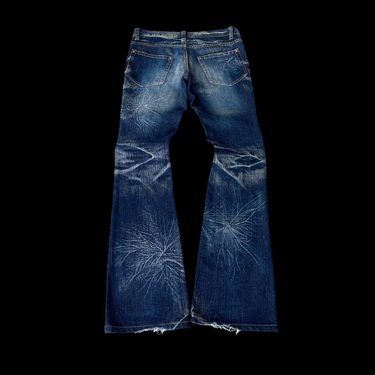 Japanese Brand BOOTCUT JAPAN MODERN LOVERS STARBURST WASH RUSTY CLAWMARK Size US 28 / EU 44 - 13 Thumbnail