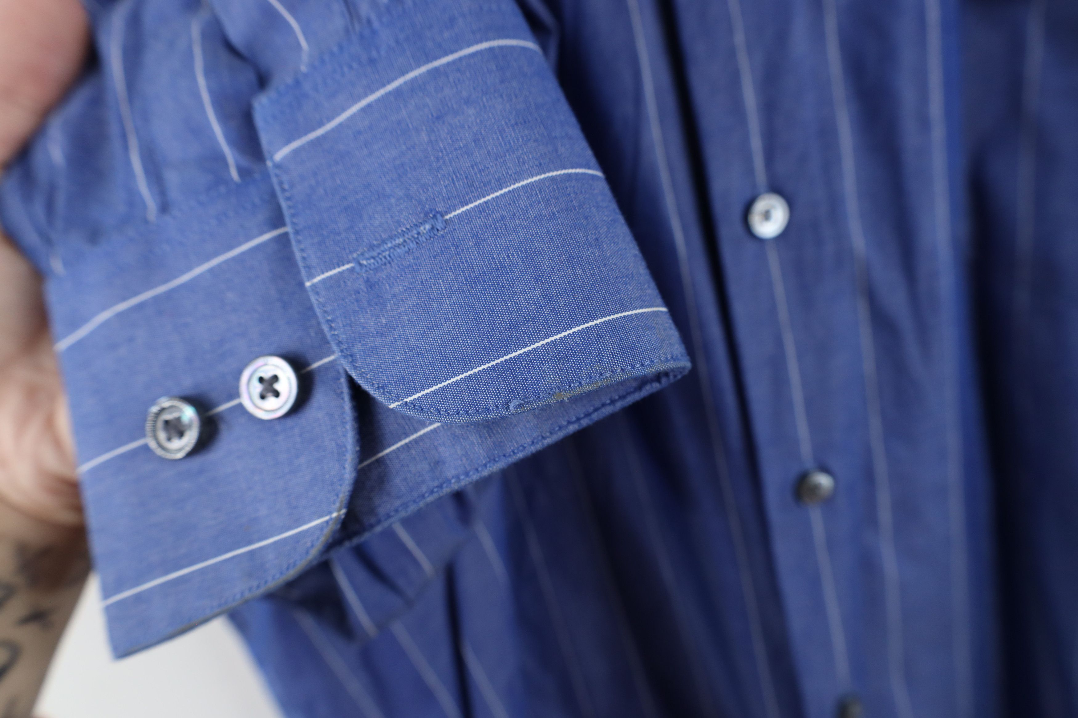 Vintage Vintage 90s Yves Saint Laurent Collared Button Shirt Size US M / EU 48-50 / 2 - 6 Thumbnail