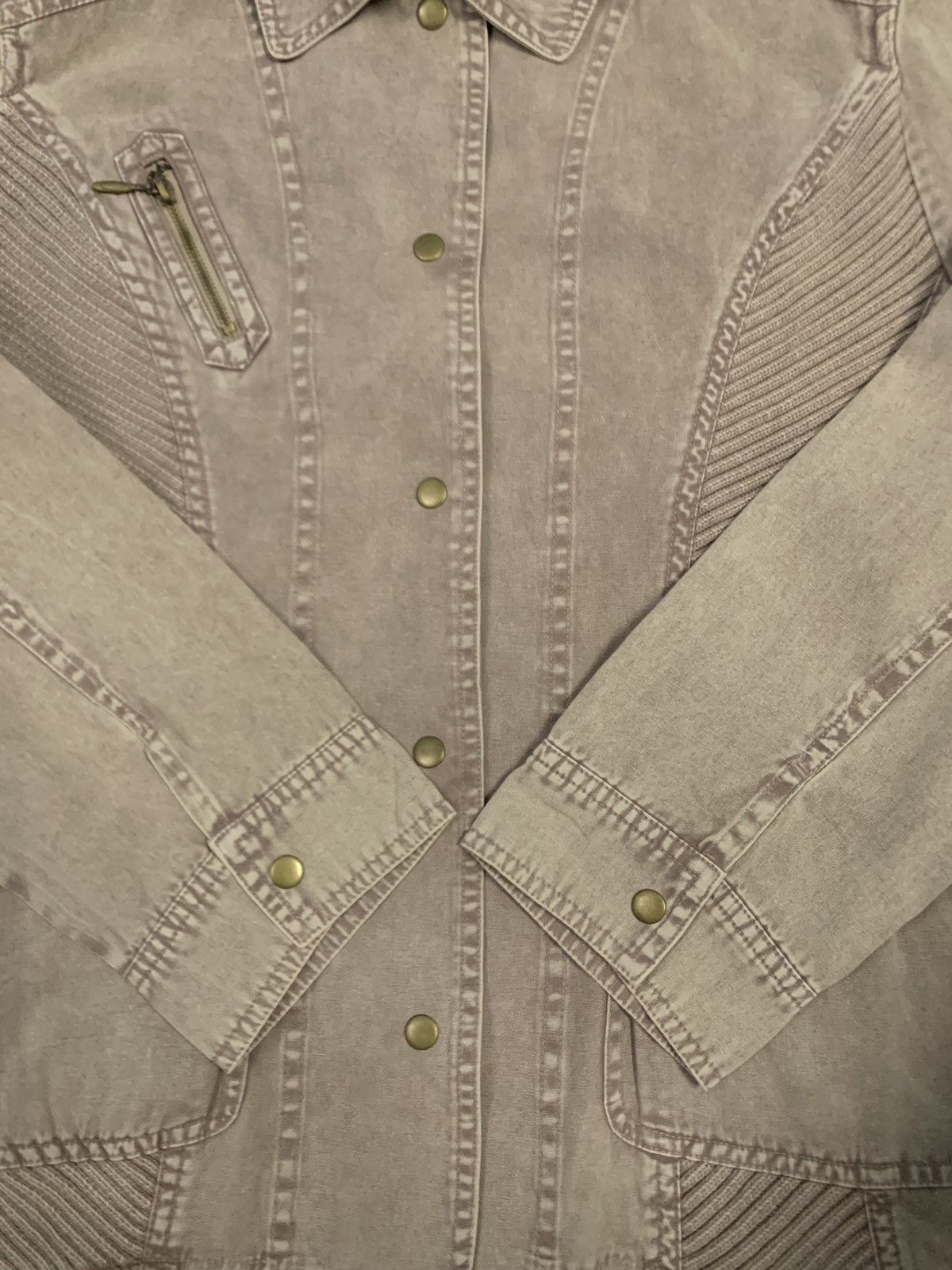 Japanese Brand Vintage Japanese Brand Snap Button Cotton Jacket Size L / US 10 / IT 46 - 9 Thumbnail