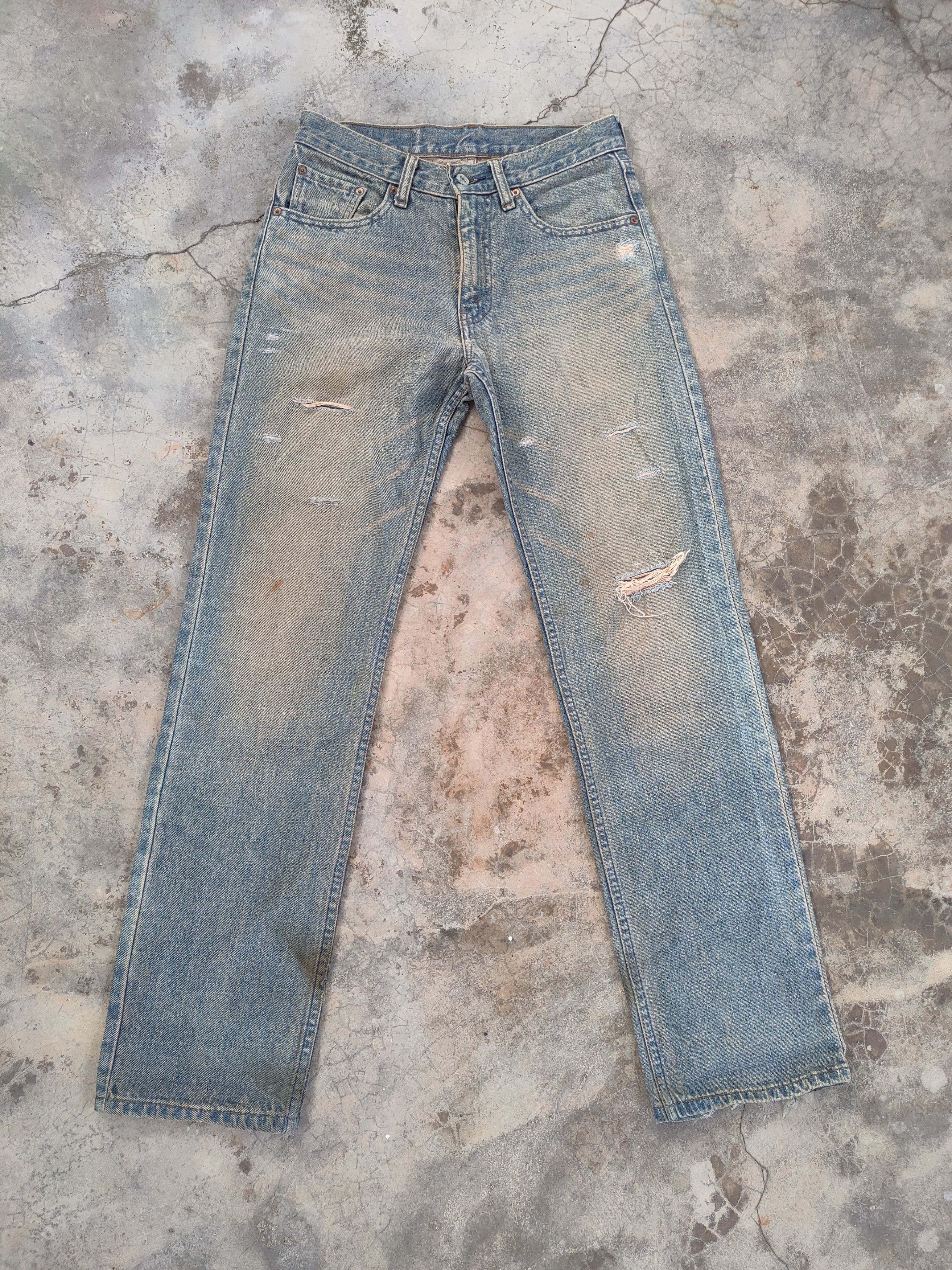 Levi's Vintage Clothing W29 VINTAGE LEVI'S 533 RUSTY DISTRESSED JEAN DENIM PANTS Size US 29 - 2 Thumbnail