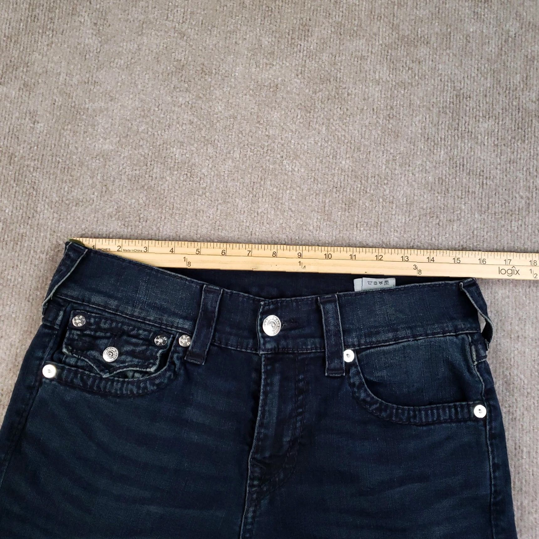 True Religion True Religion Jeans Mens 30x34 Blue Geno Relaxed Slim Stretch Denim Casual Size US 30 / EU 46 - 6 Thumbnail