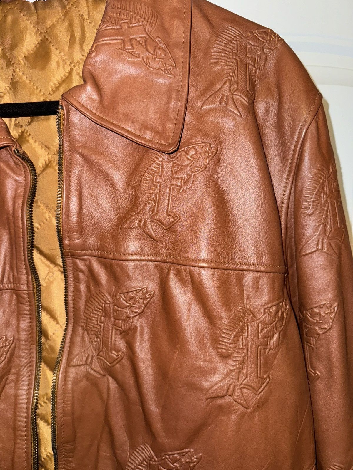 Other Kobe Fisher “Fishscale” Limited Run Leather Jacket Size US XL / EU 56 / 4 - 2 Thumbnail