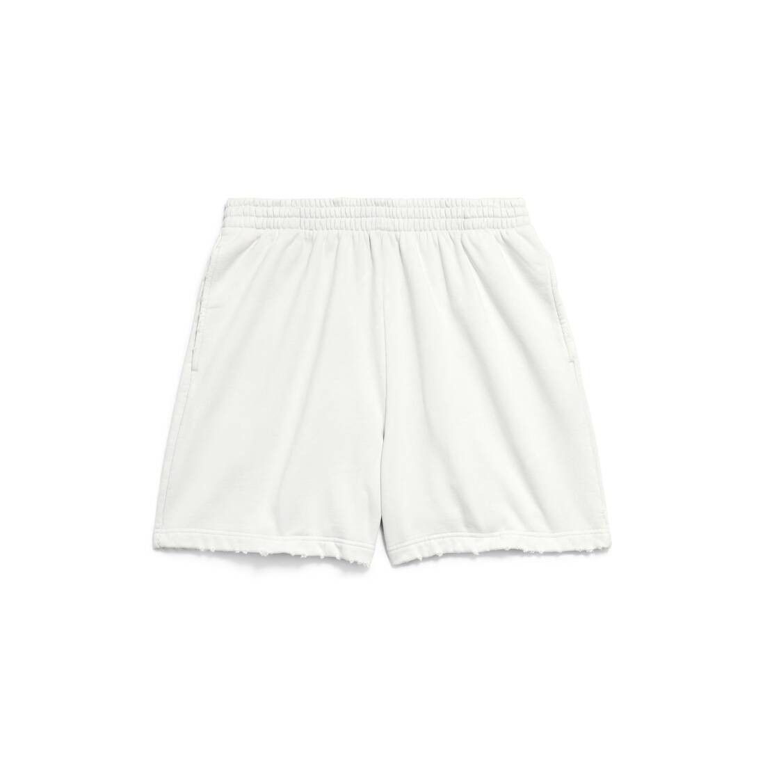 Balenciaga Sweat Shorts in off white archetype fleece Size US 28 / EU 44 - 1 Thumbnail