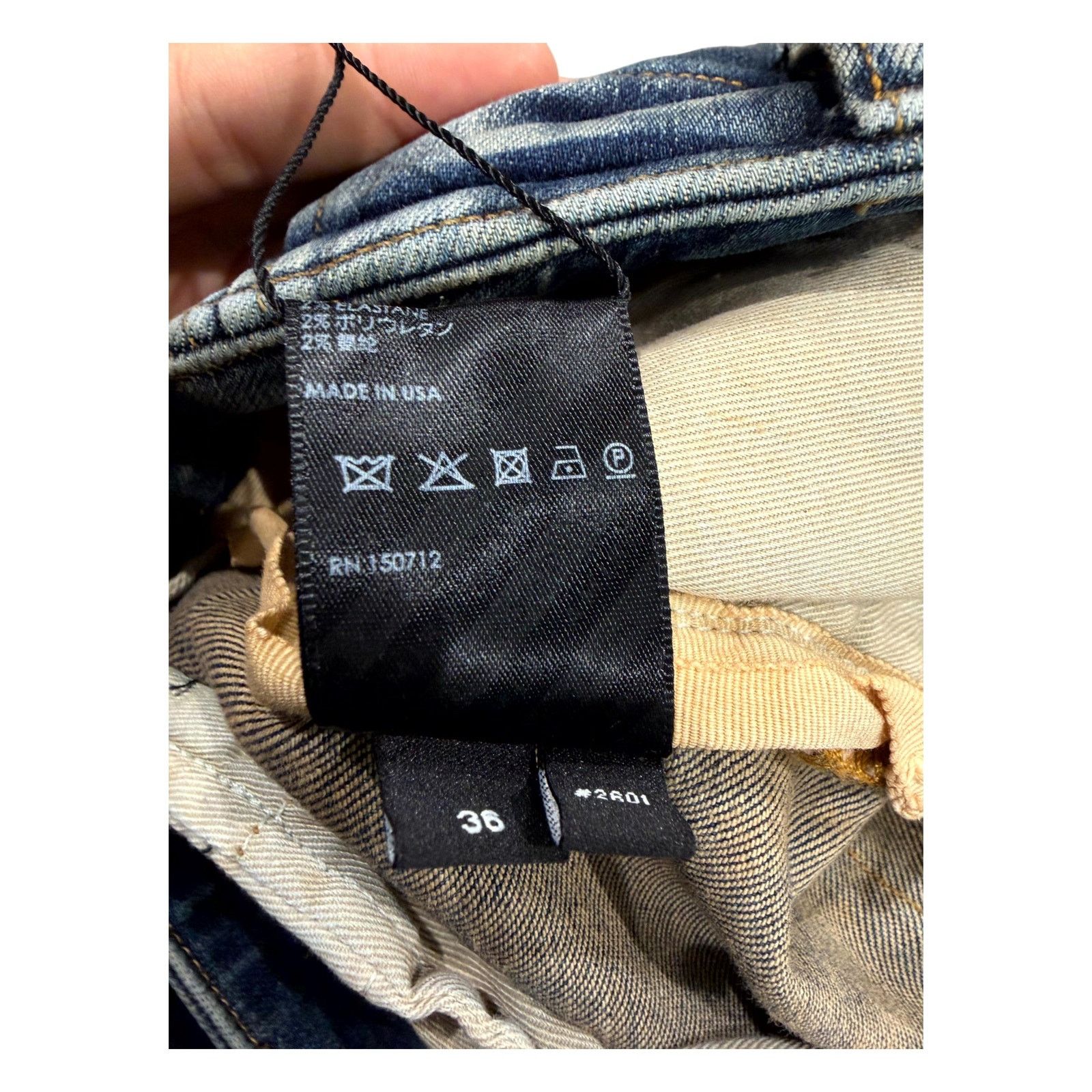 Amiri Amiri Denim Dark Wash Cargo Pants Size US 36 / EU 52 - 5 Thumbnail
