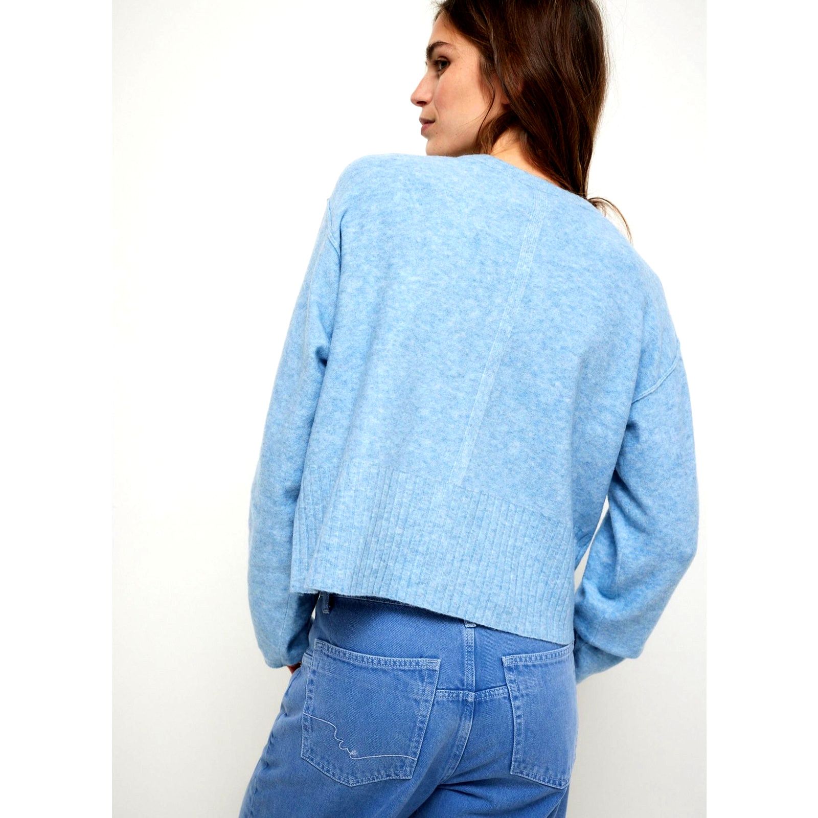 Free People Free People Luna Cardigan Clouds Heather Size L Size L / US 10 / IT 46 - 4 Thumbnail