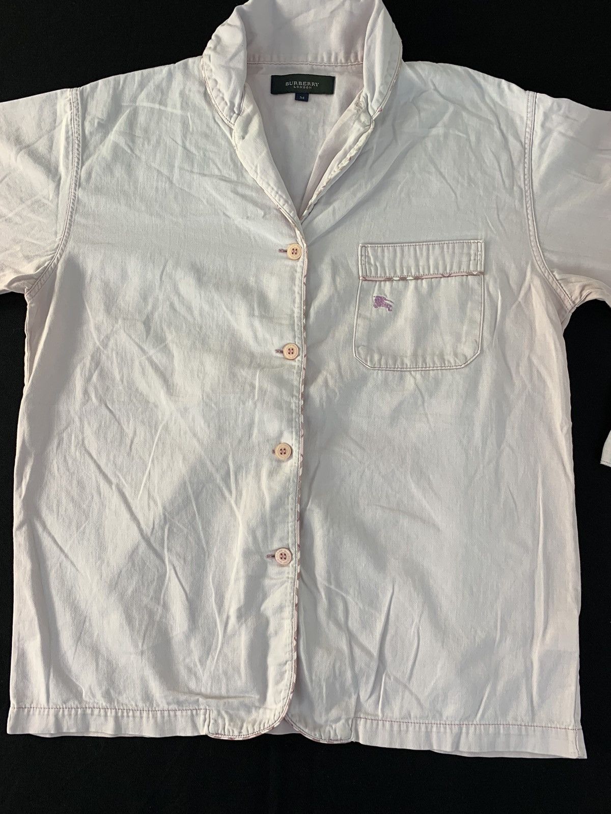 Burberry 90s Burberry London Single Pocket Longsleeve Button Up Shirt Size US M / EU 48-50 / 2 - 3 Thumbnail