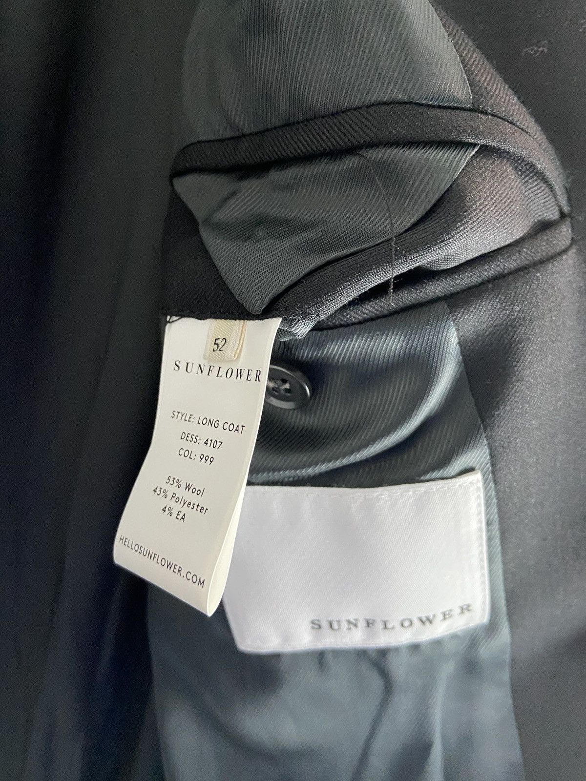 Sunflower 23SS Long Double Chester Coat