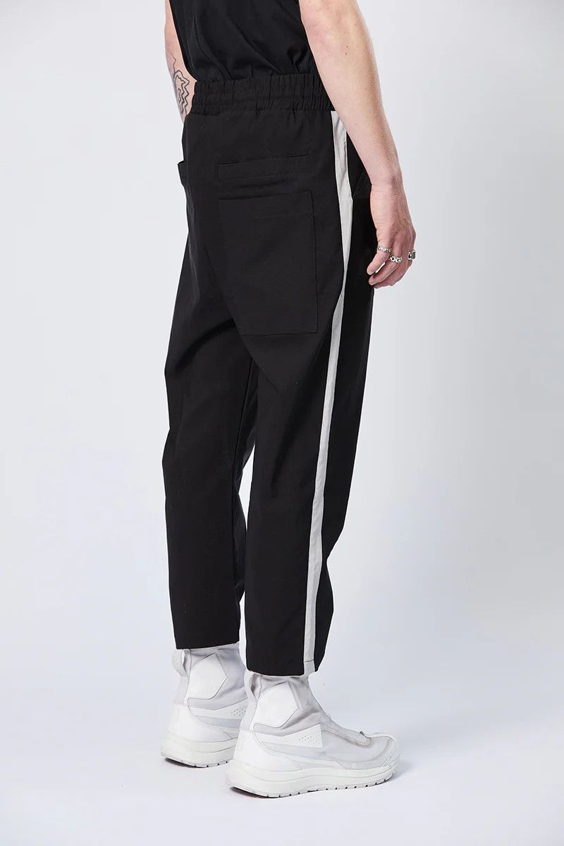 Thom Krom Thom Krom White Line Cropped - Drop Crotch Trousers M Size US 32 / EU 48 - 4 Thumbnail