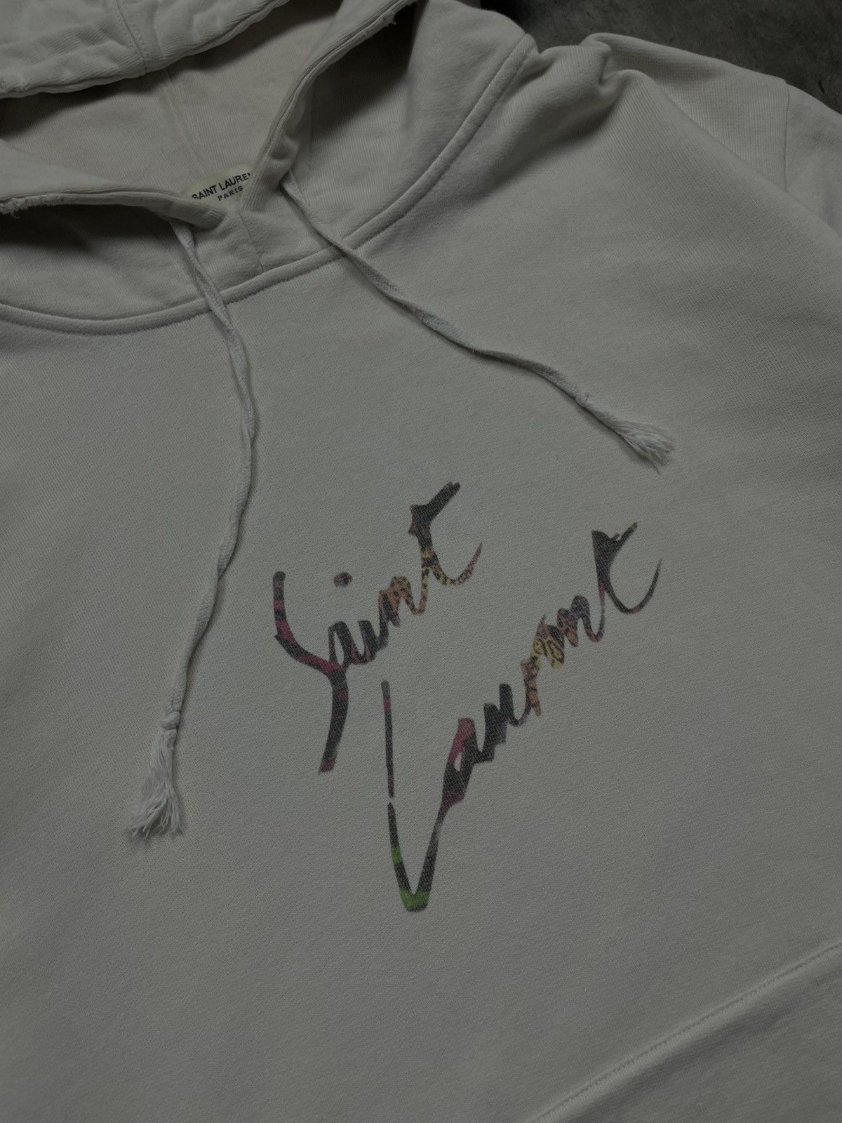 Saint Laurent Paris Vintage Saint Laurent Paris Hoodie Size US L / EU 52-54 / 3 - 2 Thumbnail