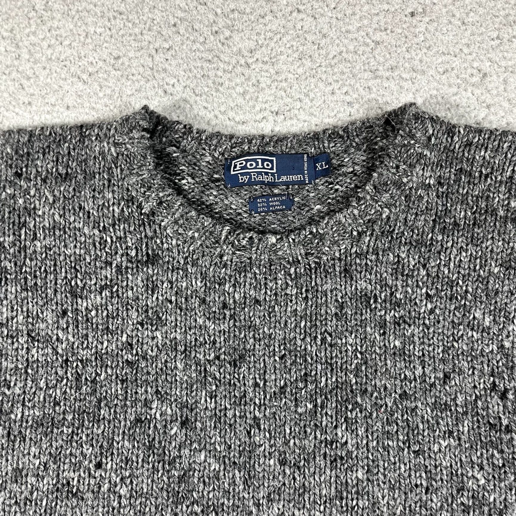 Polo Ralph Lauren Polo Ralph Lauren Sweater Mens XL Alpaca Wool Knit Pullover Vintage Hong Kong Shirt Size US XL / EU 56 / 4 - 5 Thumbnail