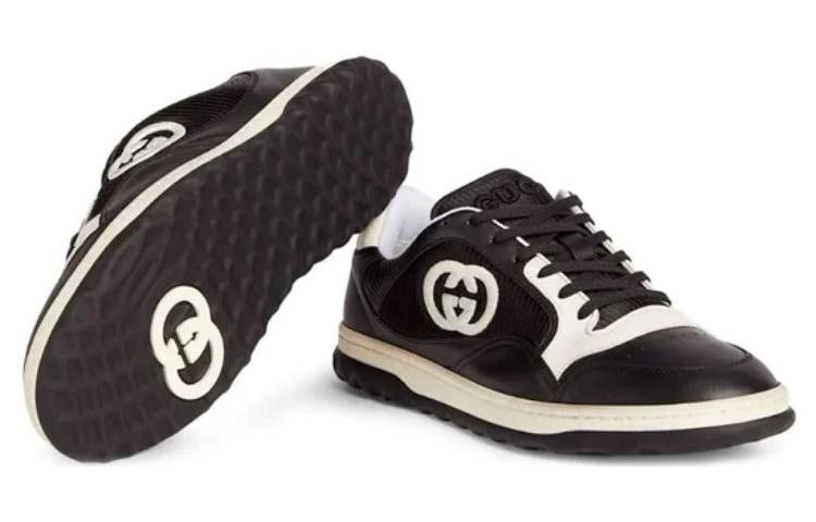 Gucci o1s1wg110325 Men's MAC80 Sneakers in Black & Off White Size US 6 / EU 39 - 6 Thumbnail