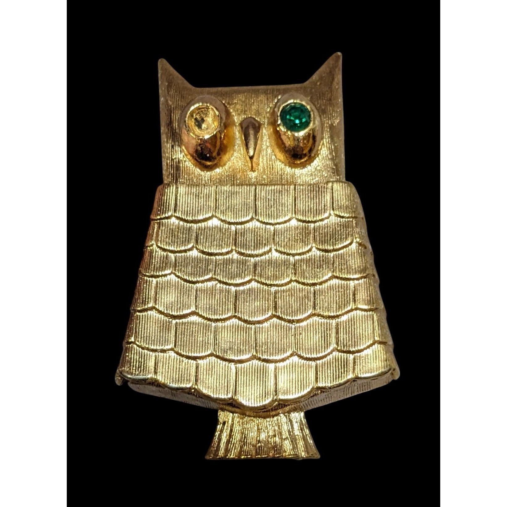 Other Vintage Avon Owl Gold Tone Solid Perfume Holder Size ONE SIZE - 2 Thumbnail