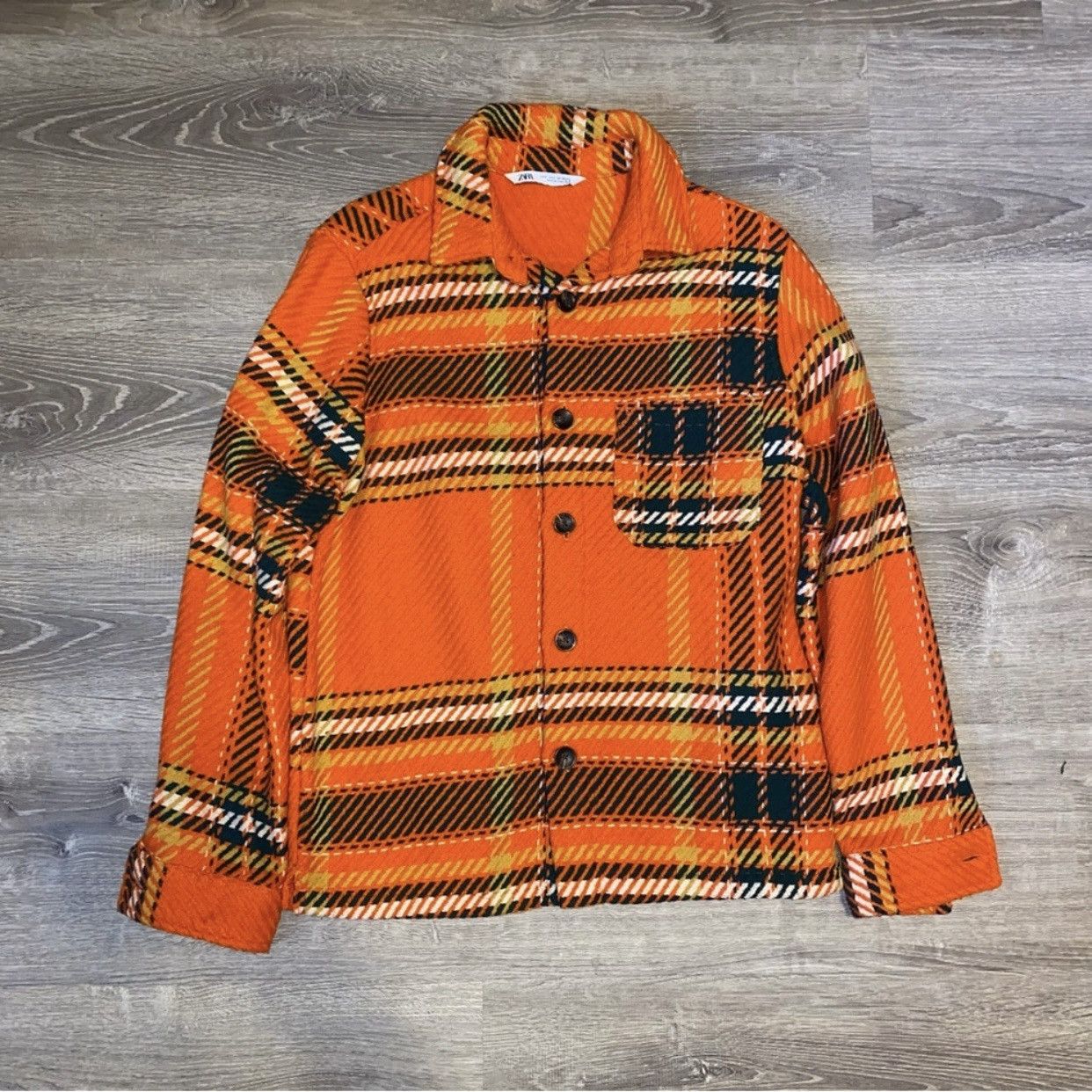 Zara Zara Plaid Overshirt Size US S / EU 44-46 / 1 - 1 Thumbnail