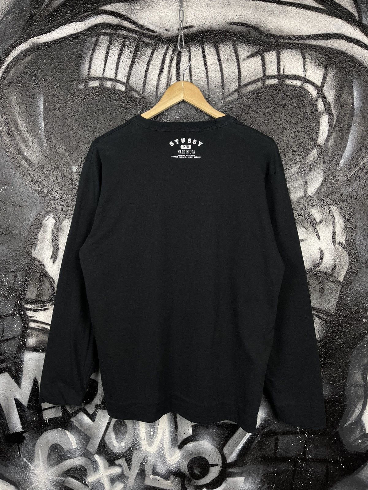 Stussy Y2K Stussy Double-Sided Long Sleeve Mens Size M Size US M / EU 48-50 / 2 - 8 Thumbnail