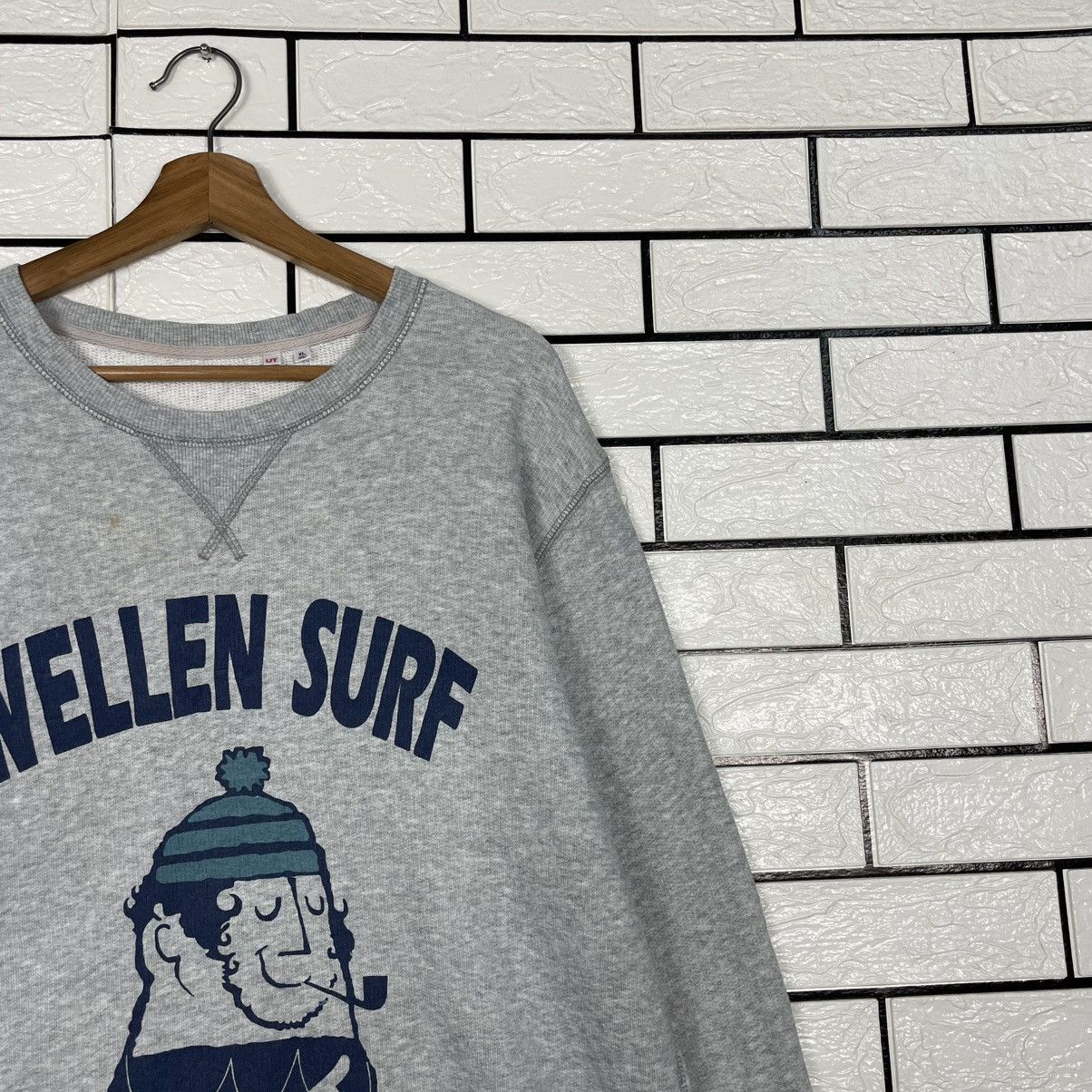 Japanese Brand Wellen Surf Crewneck Sweatshirt Size US L / EU 52-54 / 3 - 5 Thumbnail