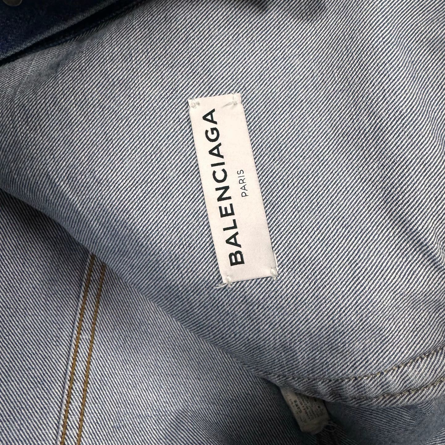 Balenciaga balenciaga denim jackets Size XXS / US 00 / IT 34 - 7 Thumbnail