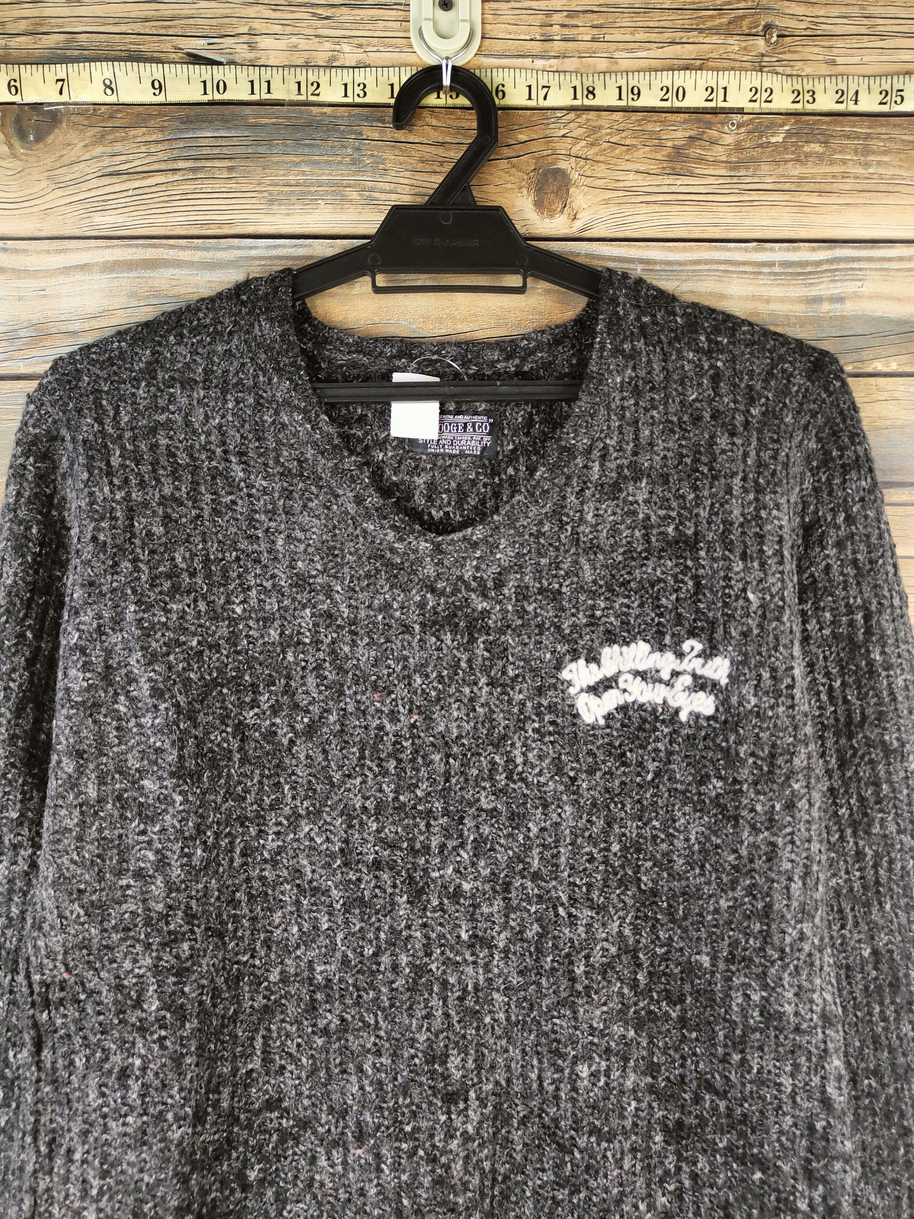 Japanese Brand DL Stooge&co Black Knitwear Sweatshirts #46-1002 Size M / US 6-8 / IT 42-44 - 2 Thumbnail