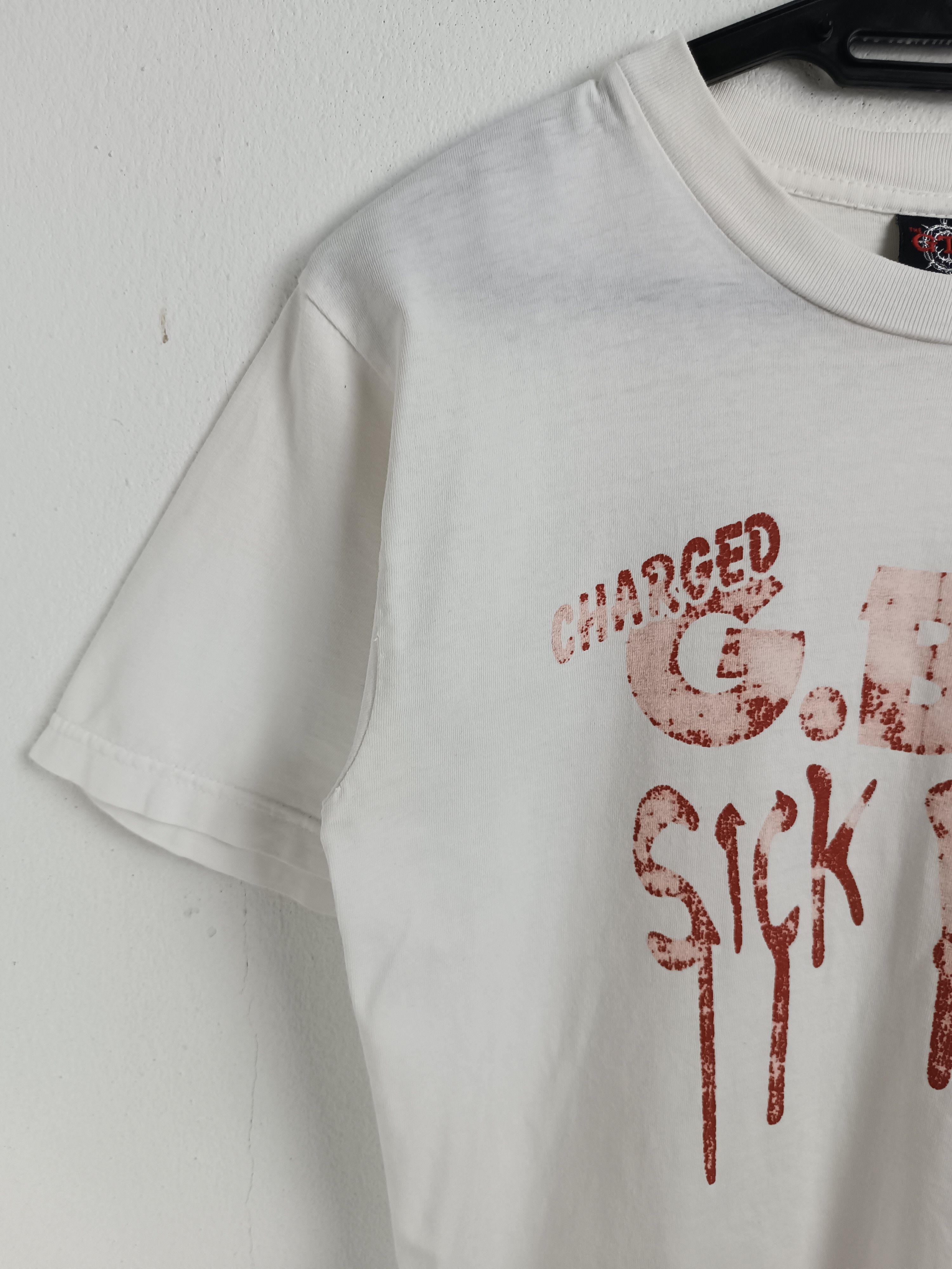 Band Tees THRASHED FADED VINTAGE 2000s CHARGED GBH SICK BOY PUNK crass Size US S / EU 44-46 / 1 - 5 Thumbnail