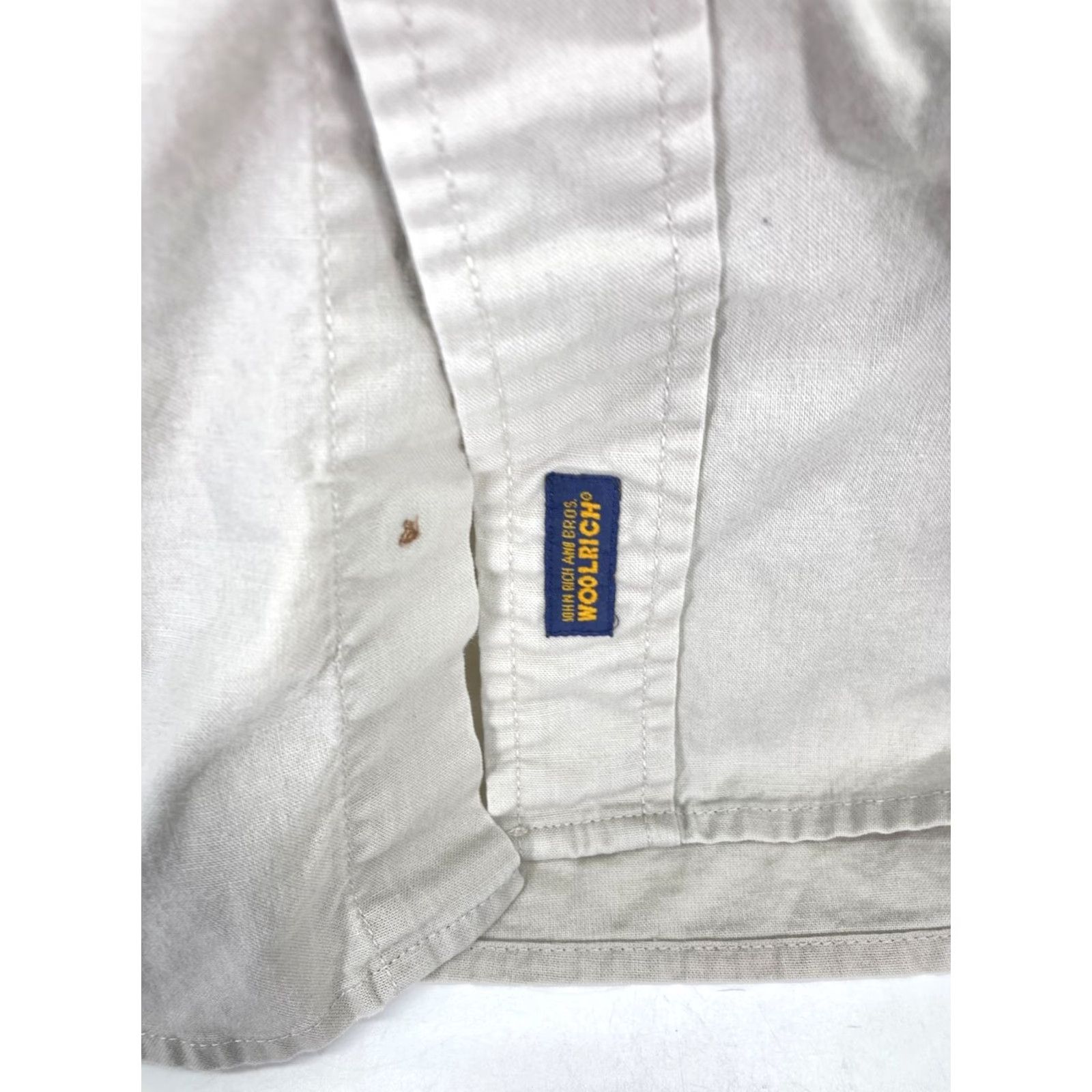 Vintage Woolrich Joshua Creek Ranch Shirt Men 2XL Beige Button-Up Embroidered Bird Logo Size US XXL / EU 58 / 5 - 7 Thumbnail