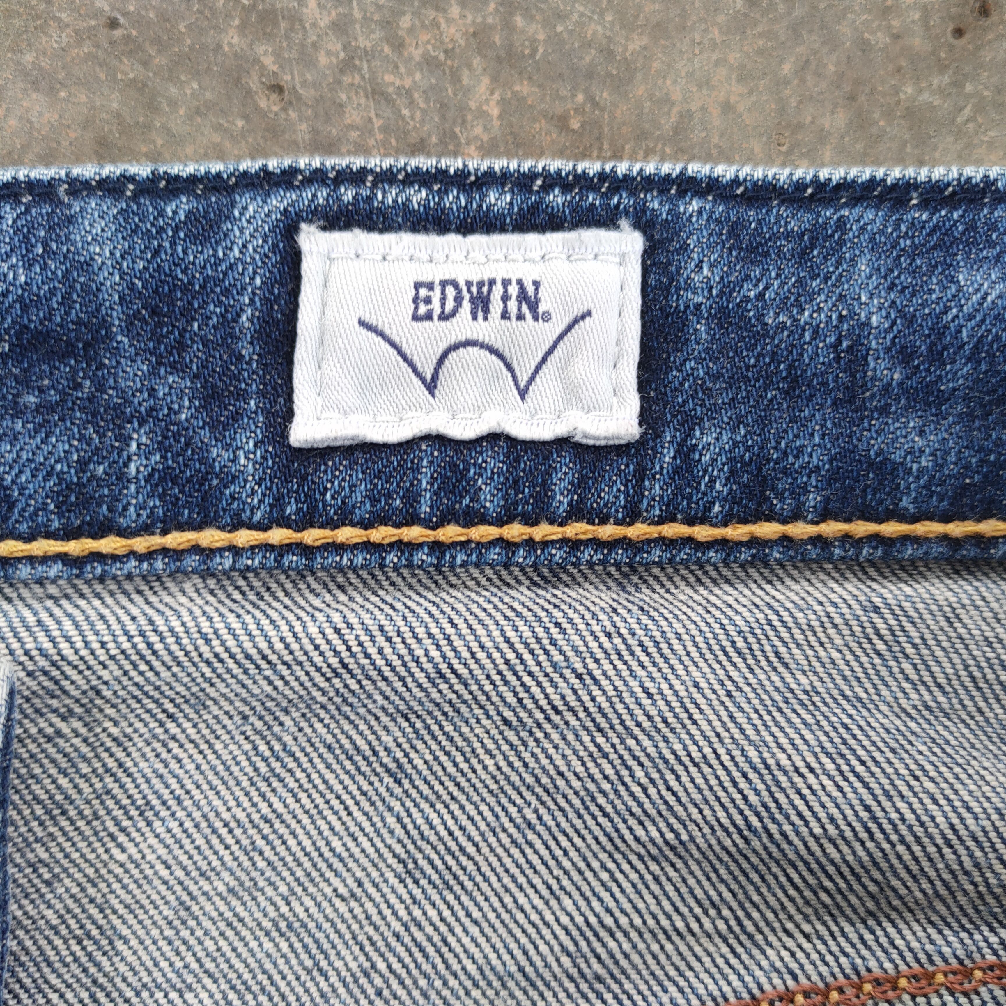 Edwin × Jean × Vintage VINTAGE EDWIN FADED RIPPED JEANS DENIM PANTS Size US 30 / EU 46 - 10 Thumbnail