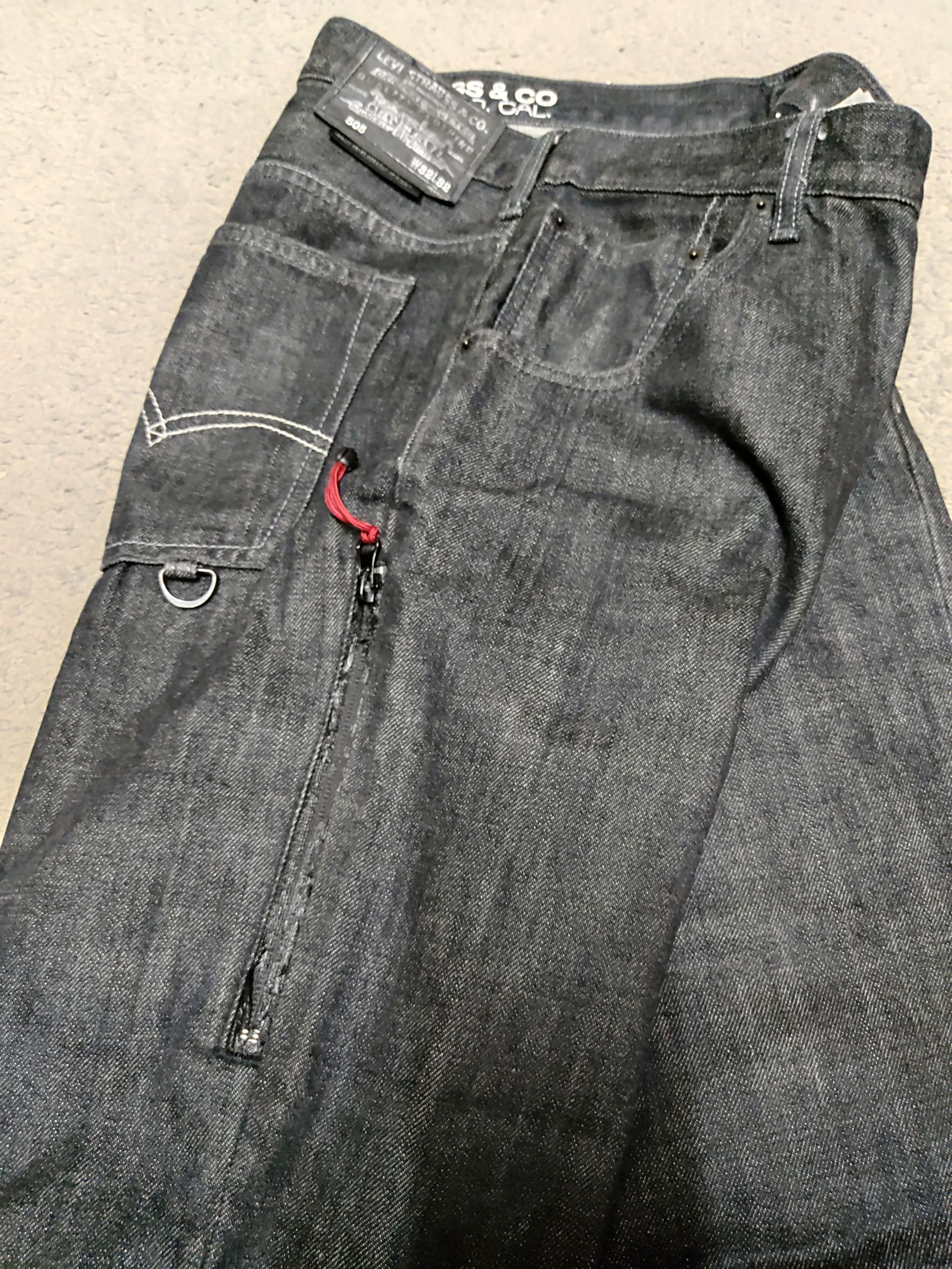 Fragment Design × Levi's Rare Levis Fenom Super black Fragment jeans Size US 32 / EU 48 - 19 Thumbnail