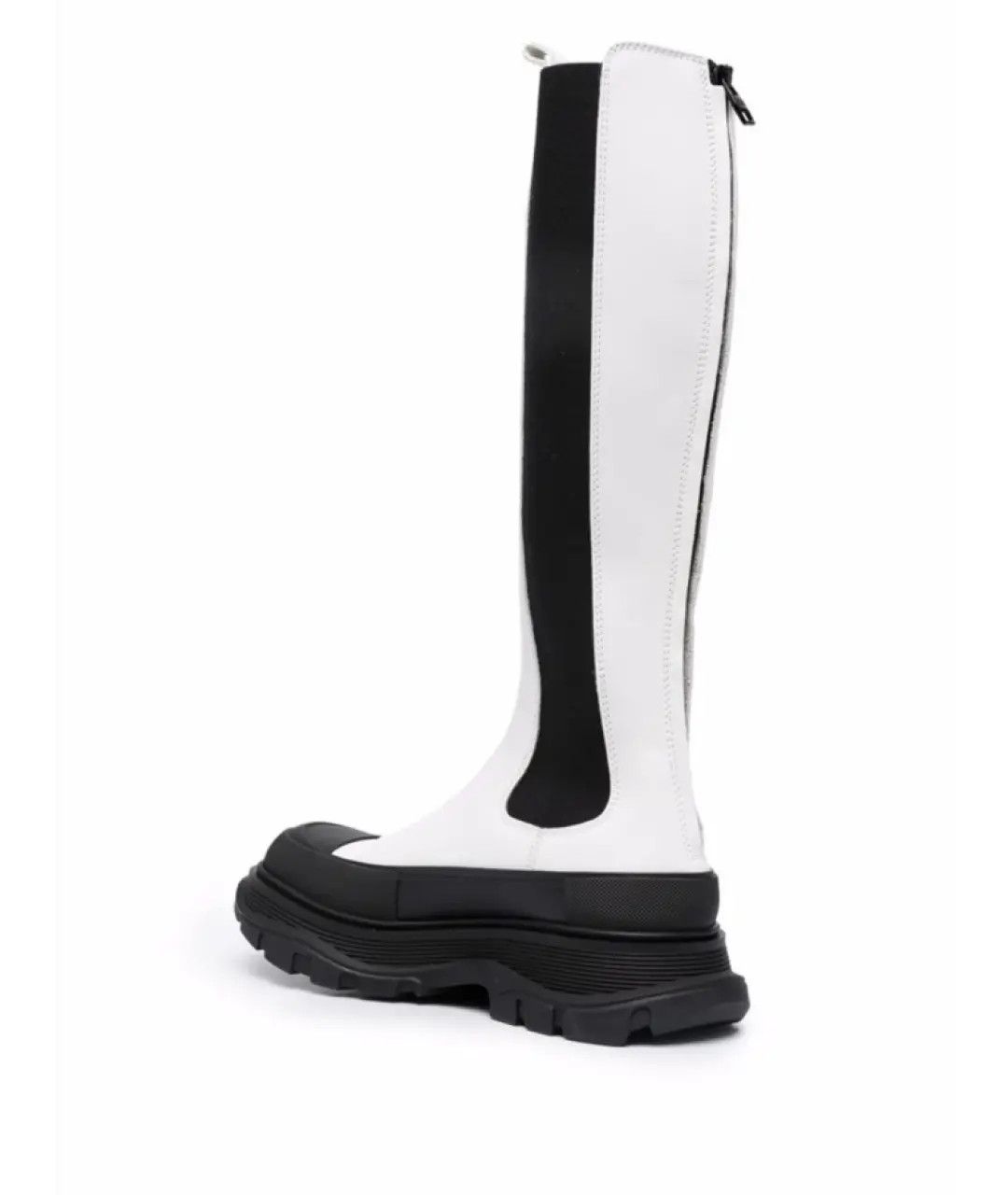 Alexander McQueen o1y0225 Boots in Black & White Size US 7 / IT 37 - 3 Thumbnail