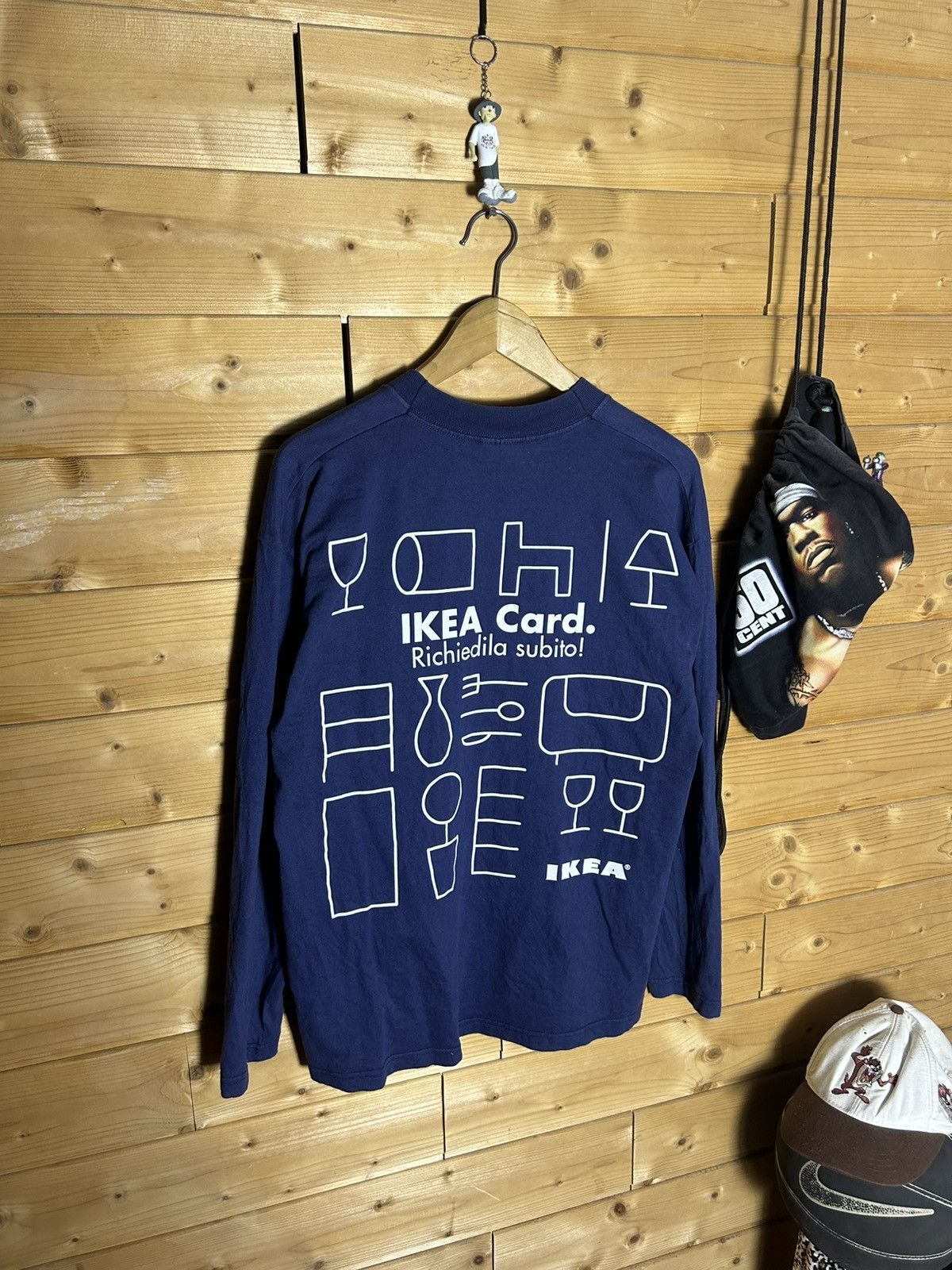 Vintage Vintage 90s IKEA graphics long sleeve shirt Size US L / EU 52-54 / 3 - 6 Thumbnail