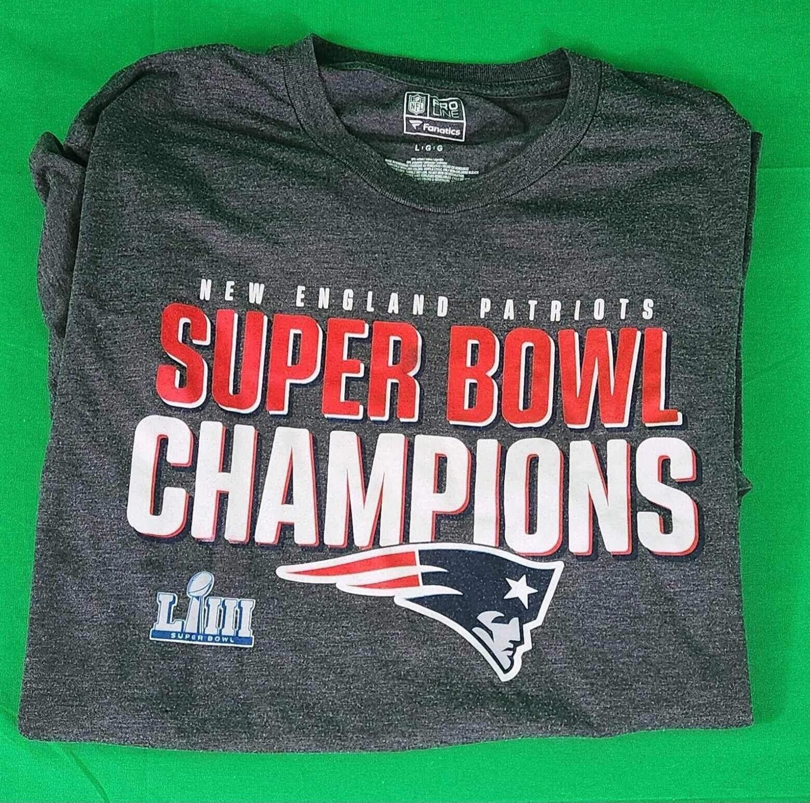 NFL New England Patriots Super Bowl Champions T-Shirt - Limited Size ONE SIZE - 1 Thumbnail
