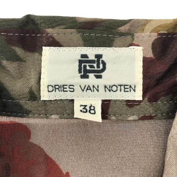 Dries Van Noten Dries Van Noten size:38 Floral Silk-Blend Shirt Size US XXS / EU 40 - 5 Thumbnail