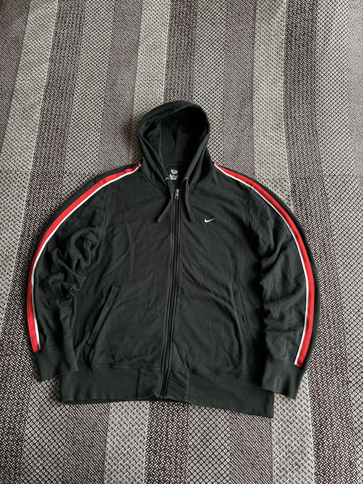 Vintage Nike Athletic Adept Zip Up Vintage Hoodie Unisex Size US XL / EU 56 / 4 - 1 Thumbnail
