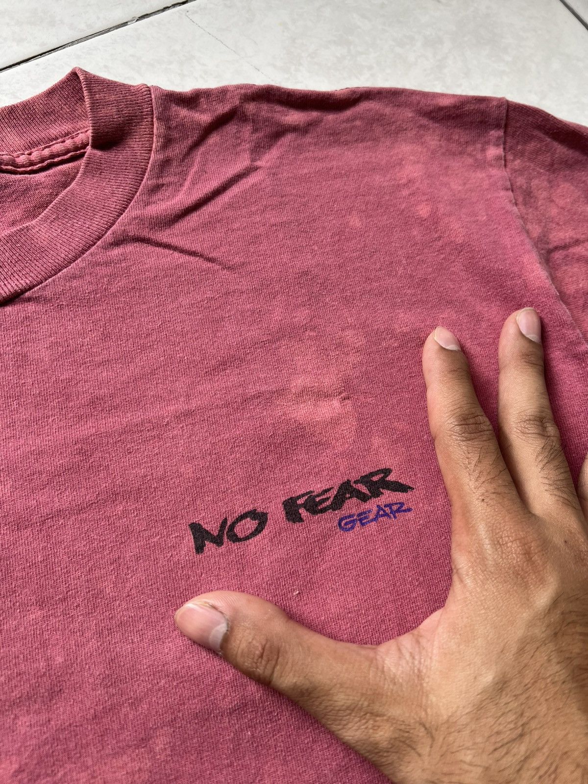 No Fear Faded Thrashed No Fear 90s T-Shirt Size US L / EU 52-54 / 3 - 8 Thumbnail