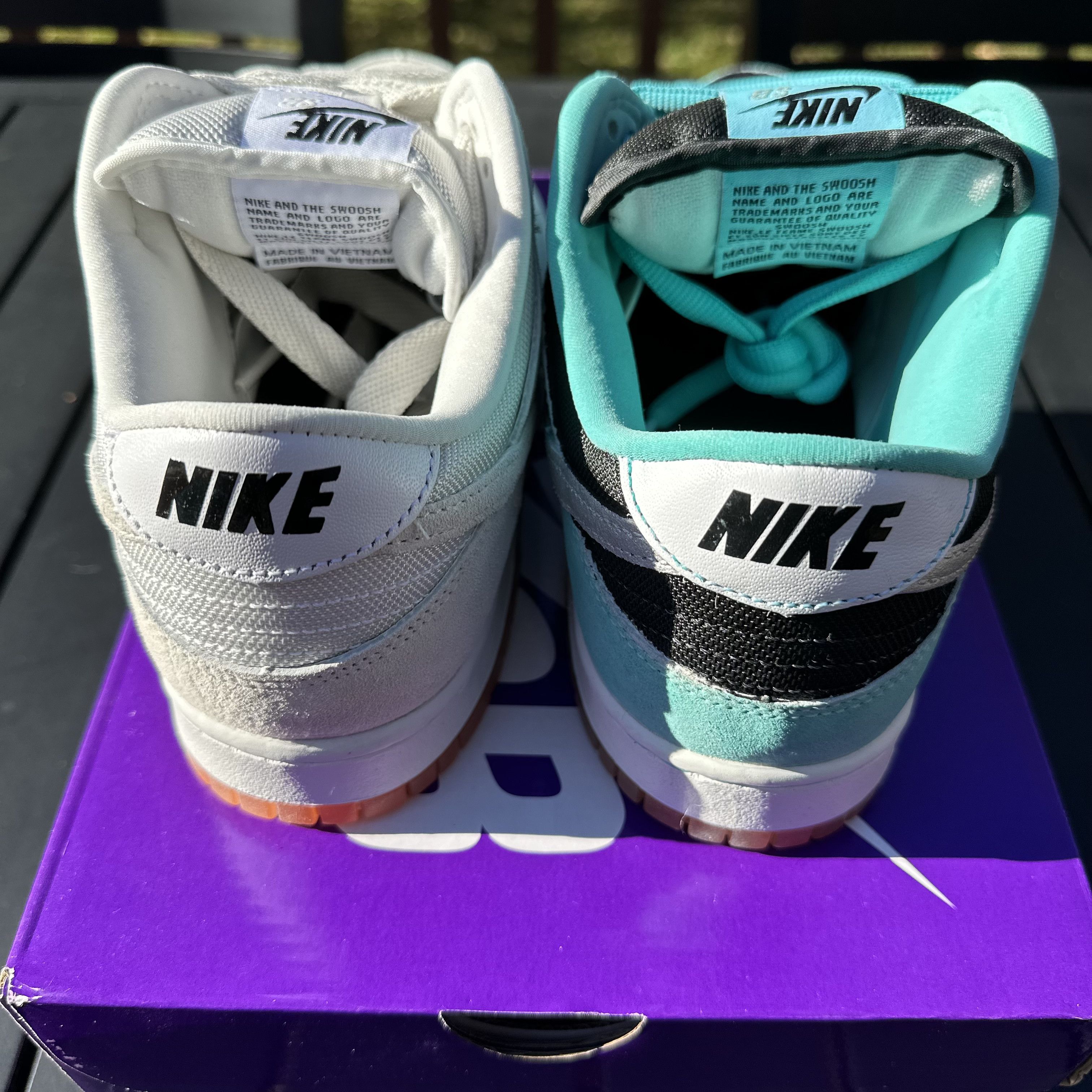 Nike Nike SB Dunk Custom Tiffany Suede - Teal/Black - Size 10 Size US 10 / EU 43 - 16 Thumbnail