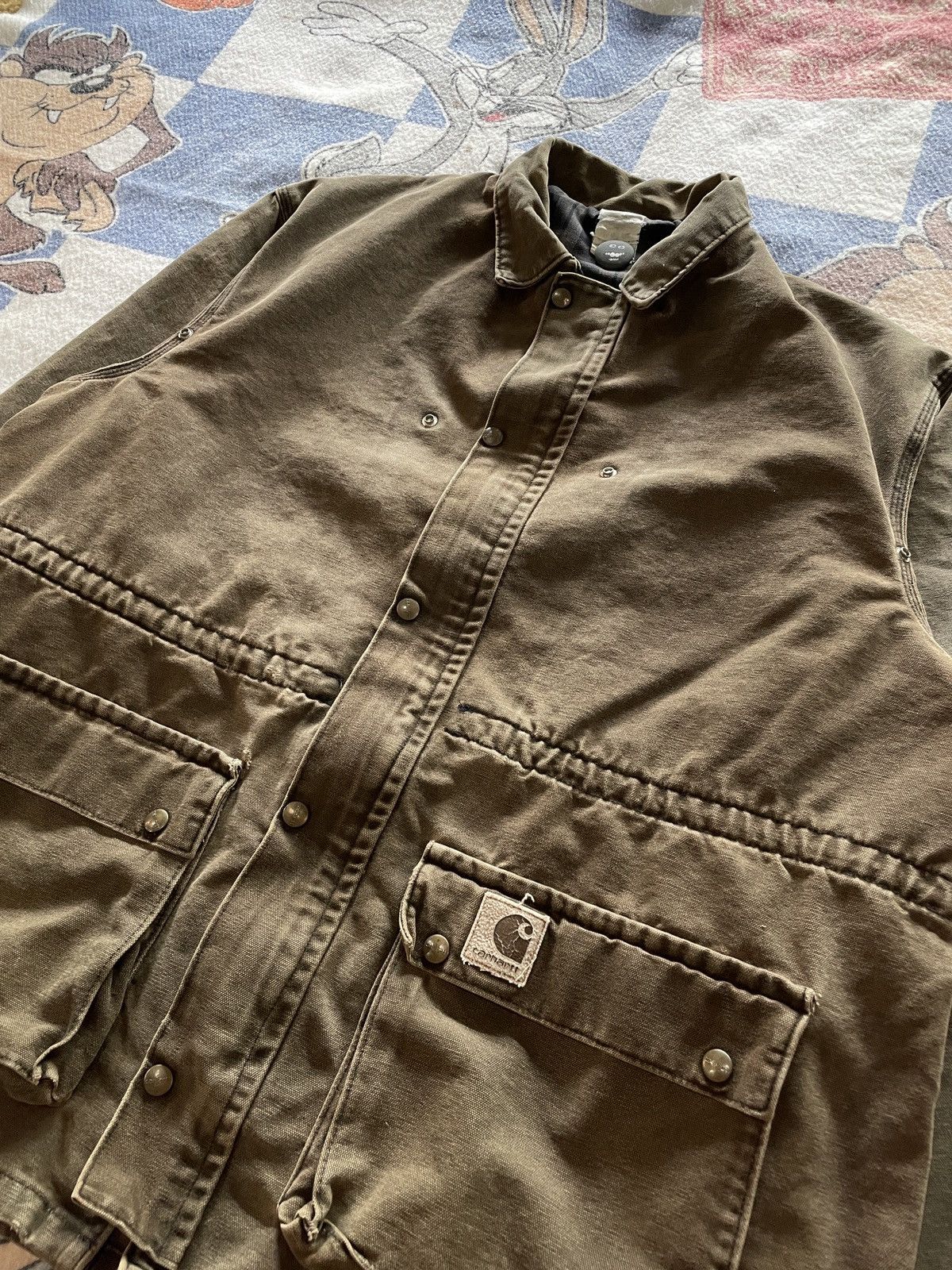 Carhartt Vintage carhartt duster jacket Size US XL / EU 56 / 4 - 2 Thumbnail