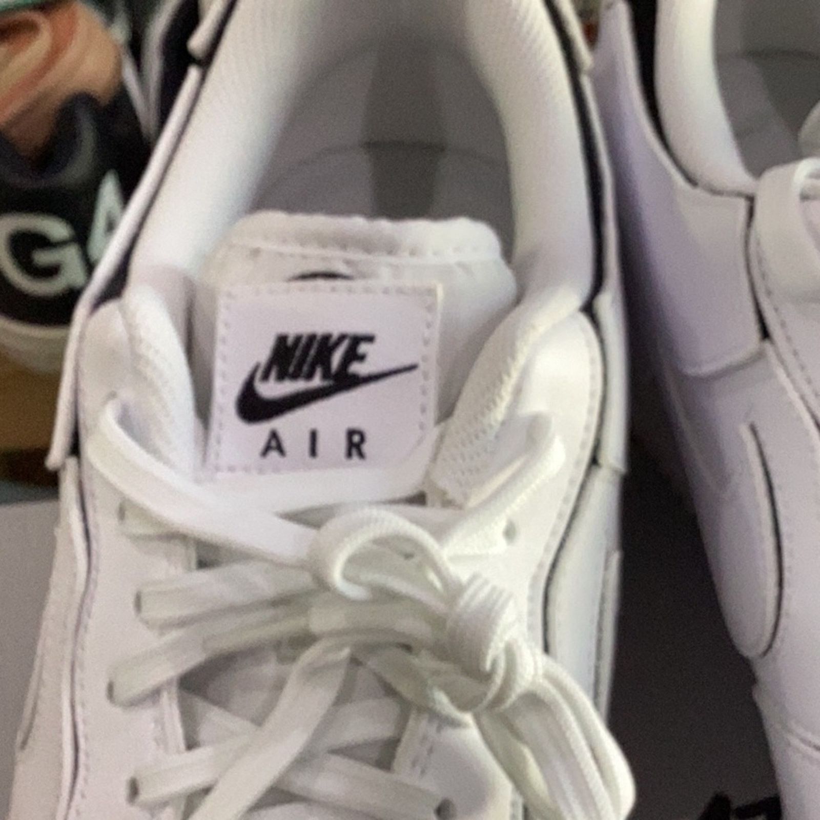 Nike Nike AF1 - 1/1 White with Black + Cosmic Patches sz 14 Size US 14 / EU 47 - 8 Thumbnail
