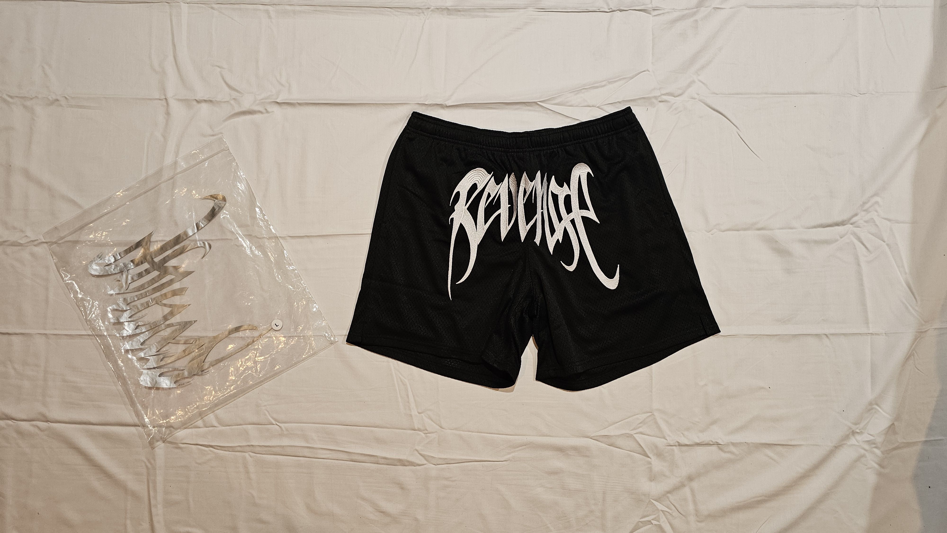 Revenge Shorts outlet with Embroidered Logo