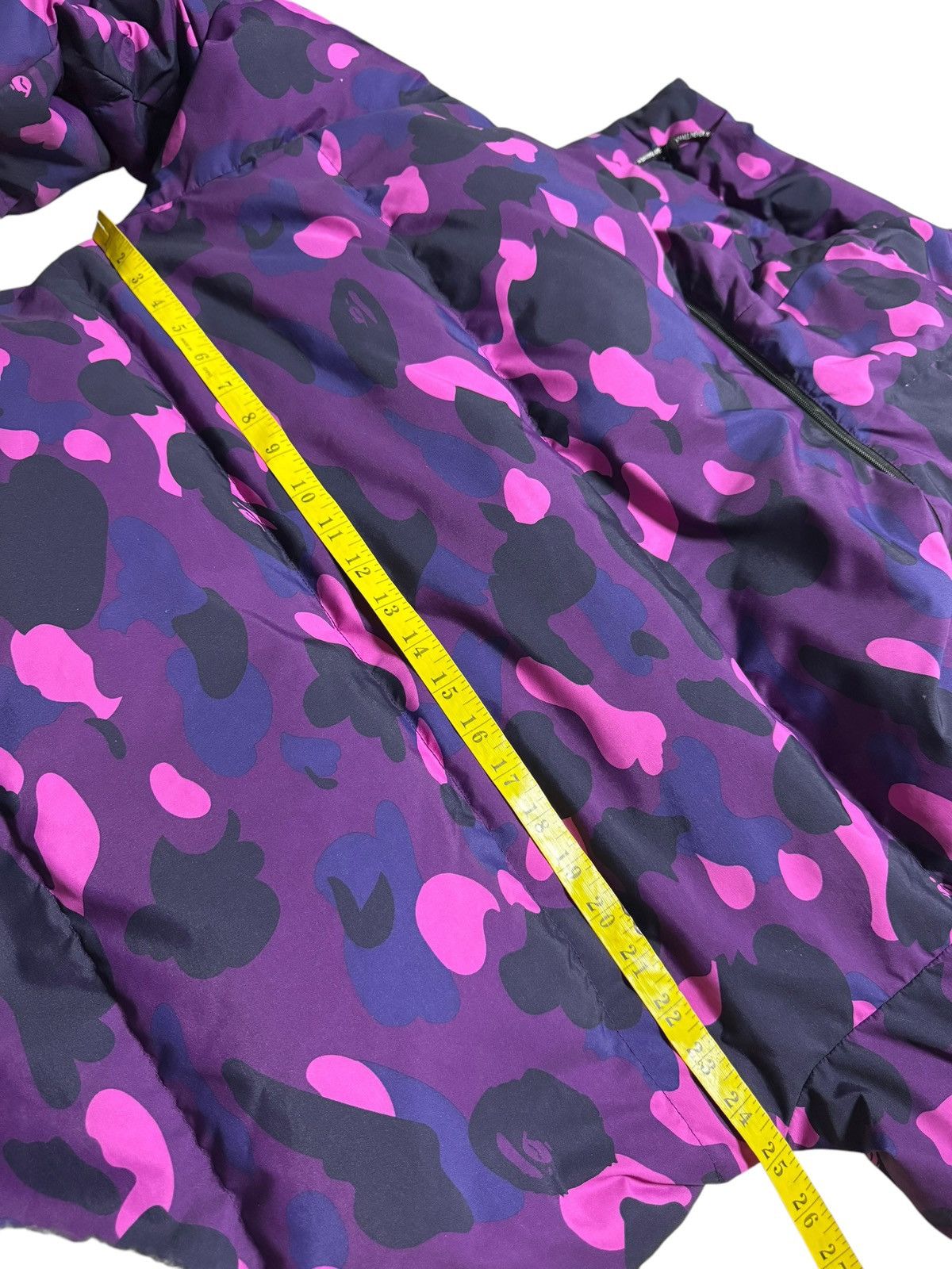 Bape BAPE Hooded Puffer Down Jacket Purple camo Size US M / EU 48-50 / 2 - 6 Thumbnail