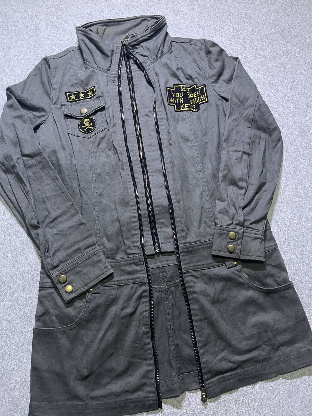 Japanese Brand VINTAGE Y2K THE SECAET DOOR parka jacket Size US S / EU 44-46 / 1 - 2 Thumbnail