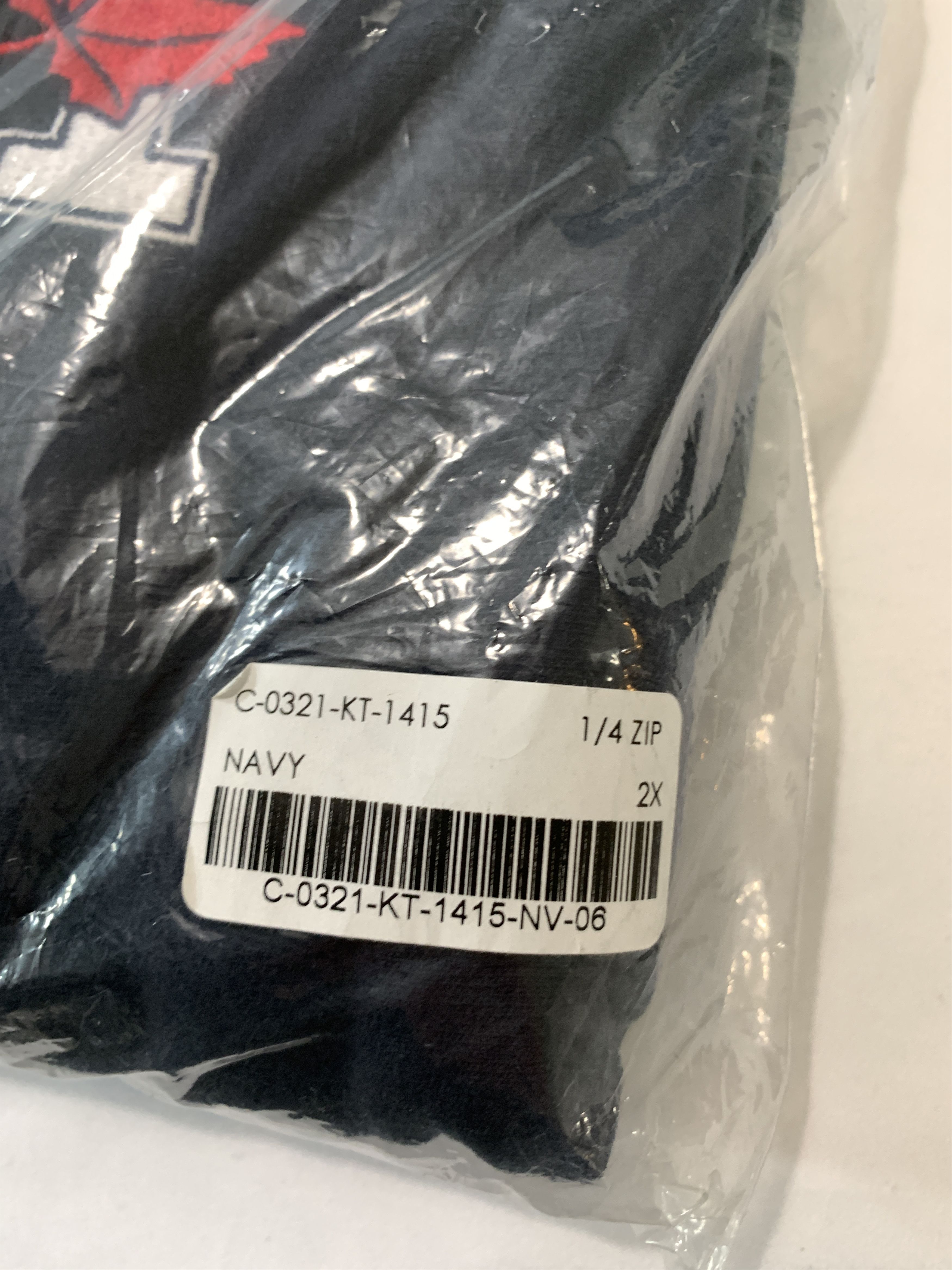 Drake OVO X UofT QUARTER ZIP SWEATSHIRT - NAVY Size US XXL / EU 58 / 5 - 4 Thumbnail