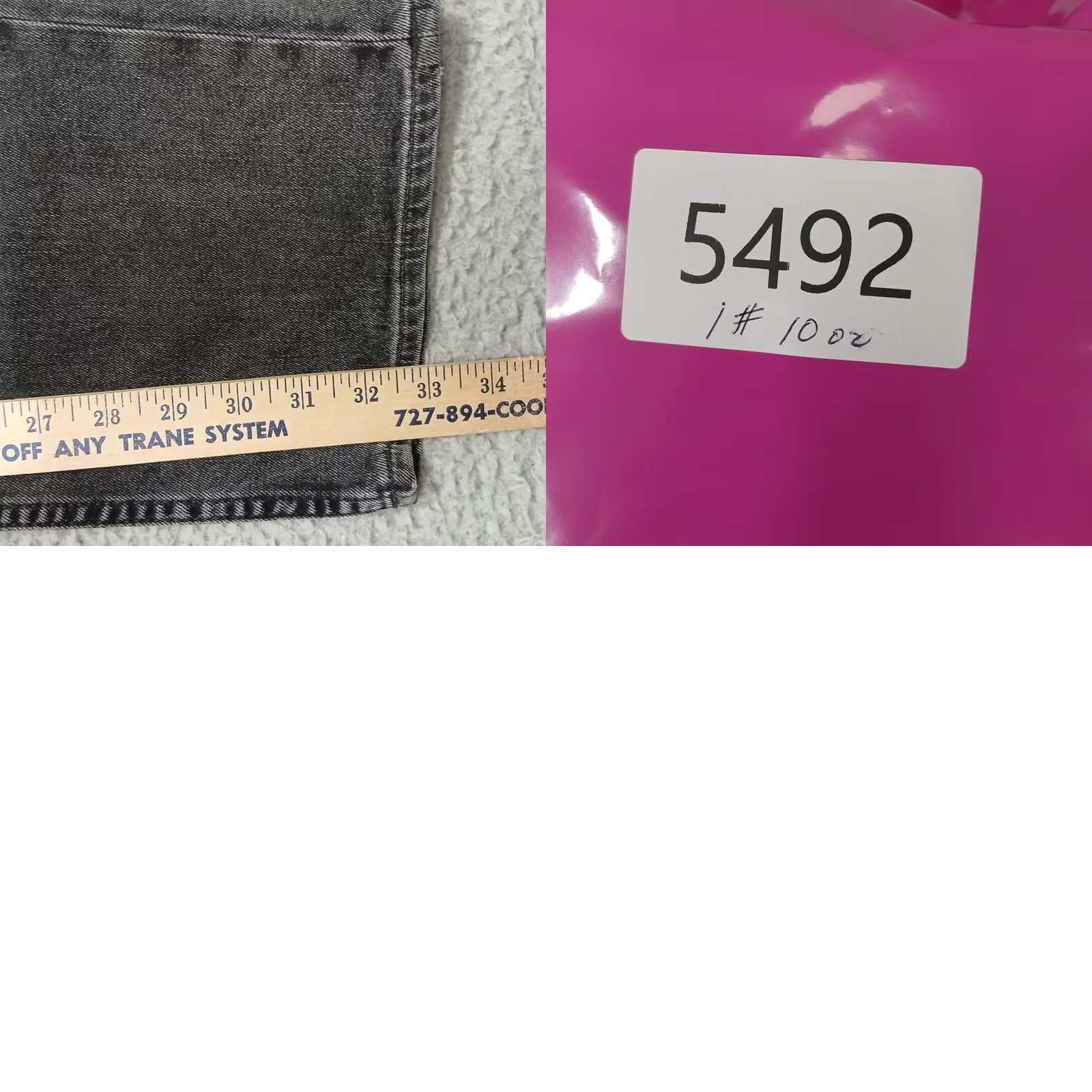 John Varvatos John Varvatos Jeans 38 Gray Black Wash JV701 Regular Fit Denim Shirt? Size US 38 / EU 54 - 8 Thumbnail