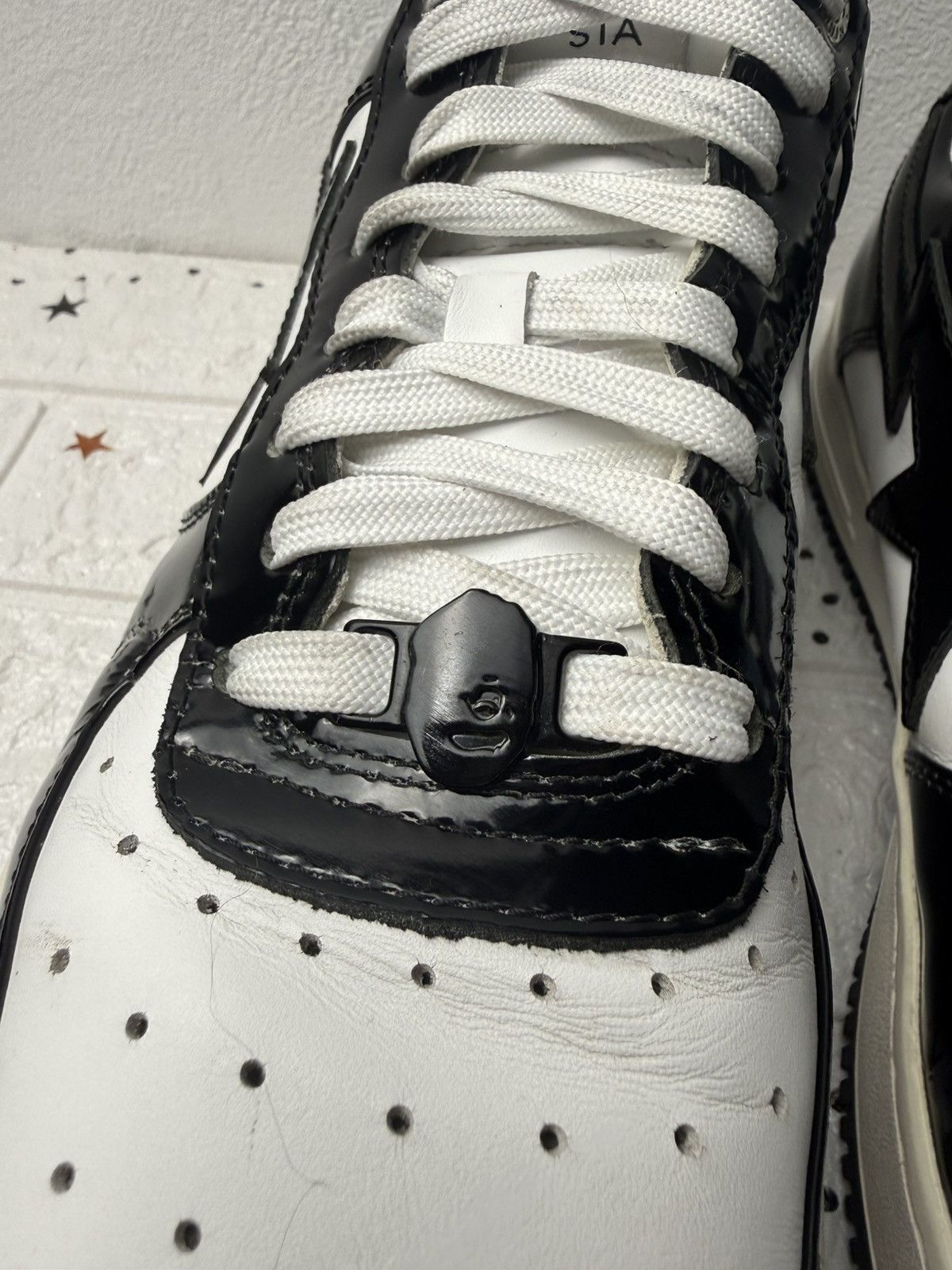 Bape A Bathing Ape Bape Sta Men US12 UK11 EUR46 Sneakers Casual Size US 12 / EU 45 - 6 Thumbnail