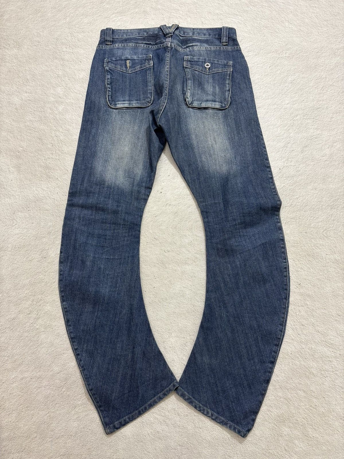 Number (N)ine 2000s PPFM japan denim pants J cut kapital style Size US 31 - 9 Thumbnail