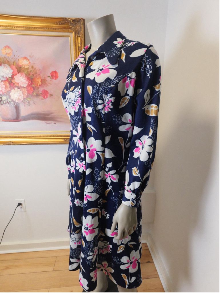 Vintage 1970’s plus size women’s vintage casual floral day dress Size M / US 6-8 / IT 42-44 - 3 Thumbnail