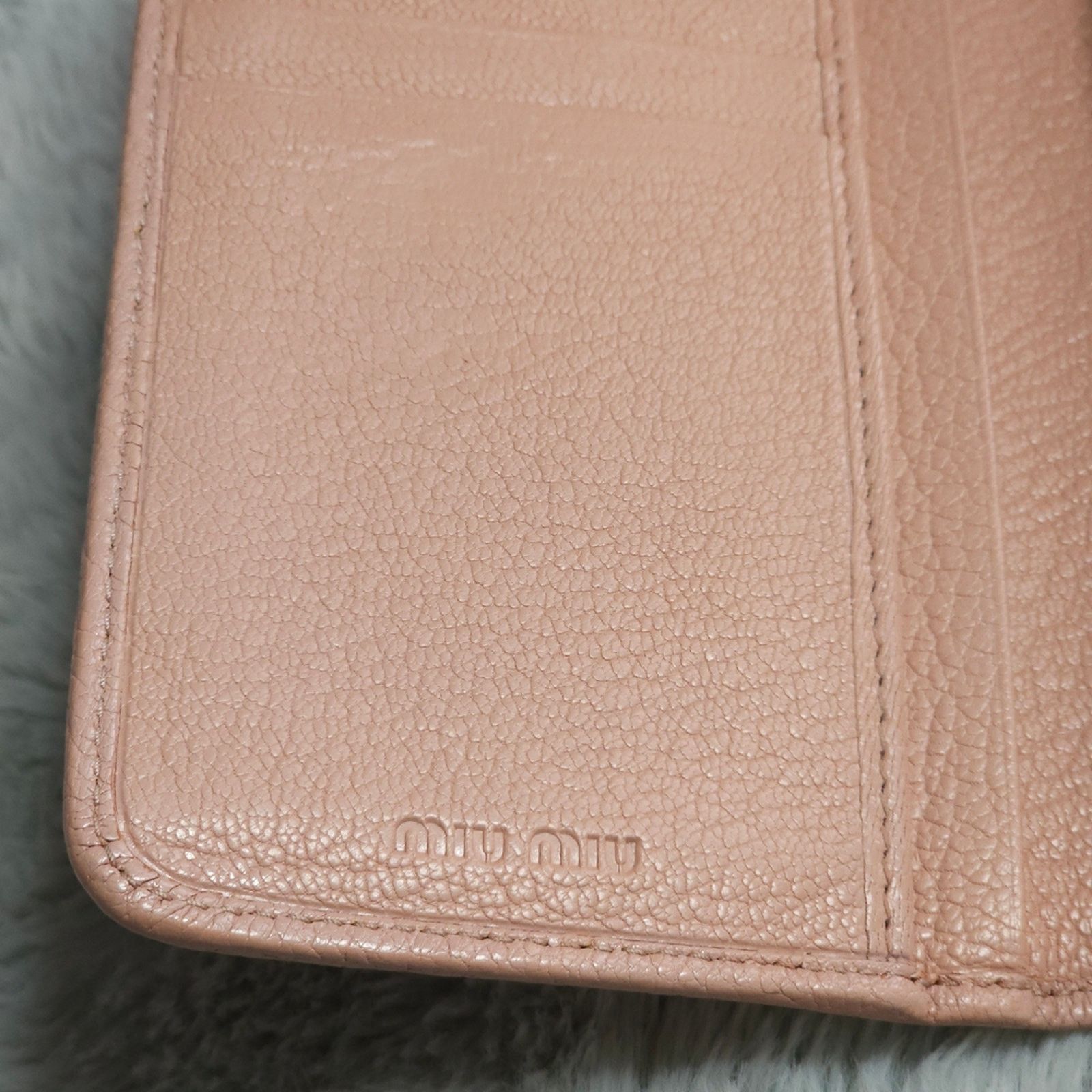 Miu Miu **Authentic**Miu Miu Trifold Wallet Madras Fiocco Orchidea Size ONE SIZE - 12 Thumbnail