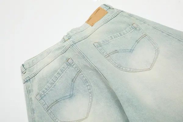 Vintage Men's loose punk ripped distressed washed scimitar jeans Size US 32 / EU 48 - 5 Thumbnail