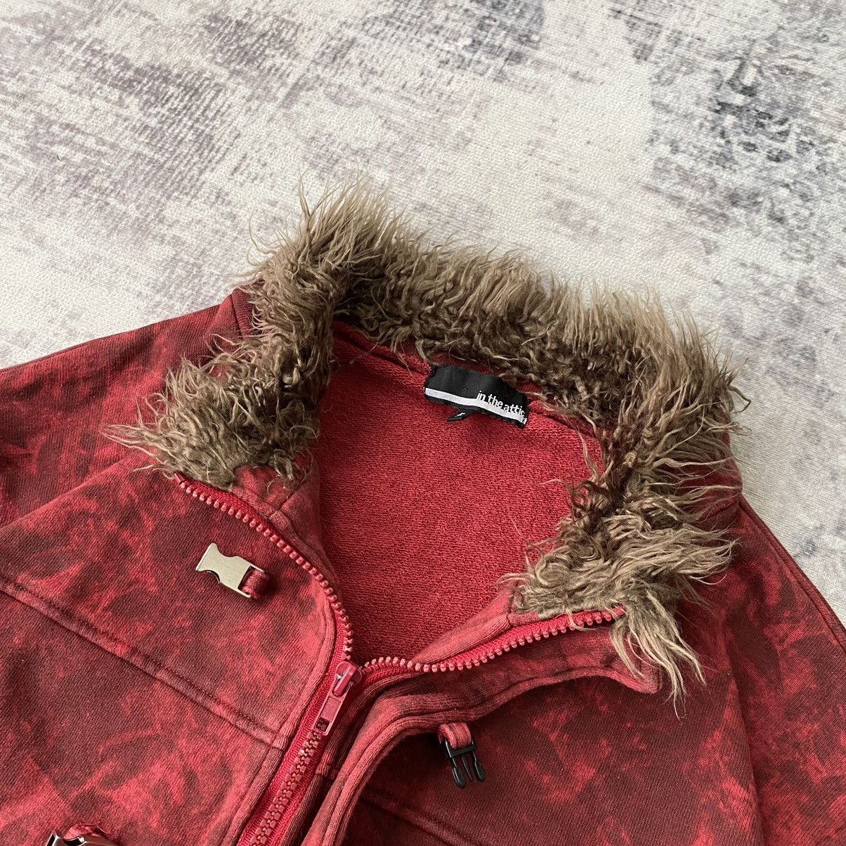 If Six Was Nine × In The Attic × Le Grande Bleu (L.G.B.) In The Attic Raccoon Fur Sweater Zipper Clip Size US L / EU 52-54 / 3 - 9 Thumbnail