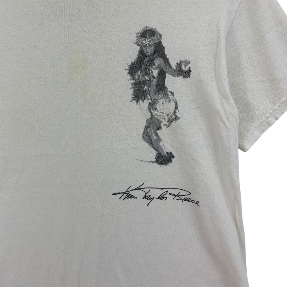 Vintage Vintage 90’ KIM TAYLOR REECE Hawaii Hula Girl Kahiko Tee Size US S / EU 44-46 / 1 - 4 Thumbnail