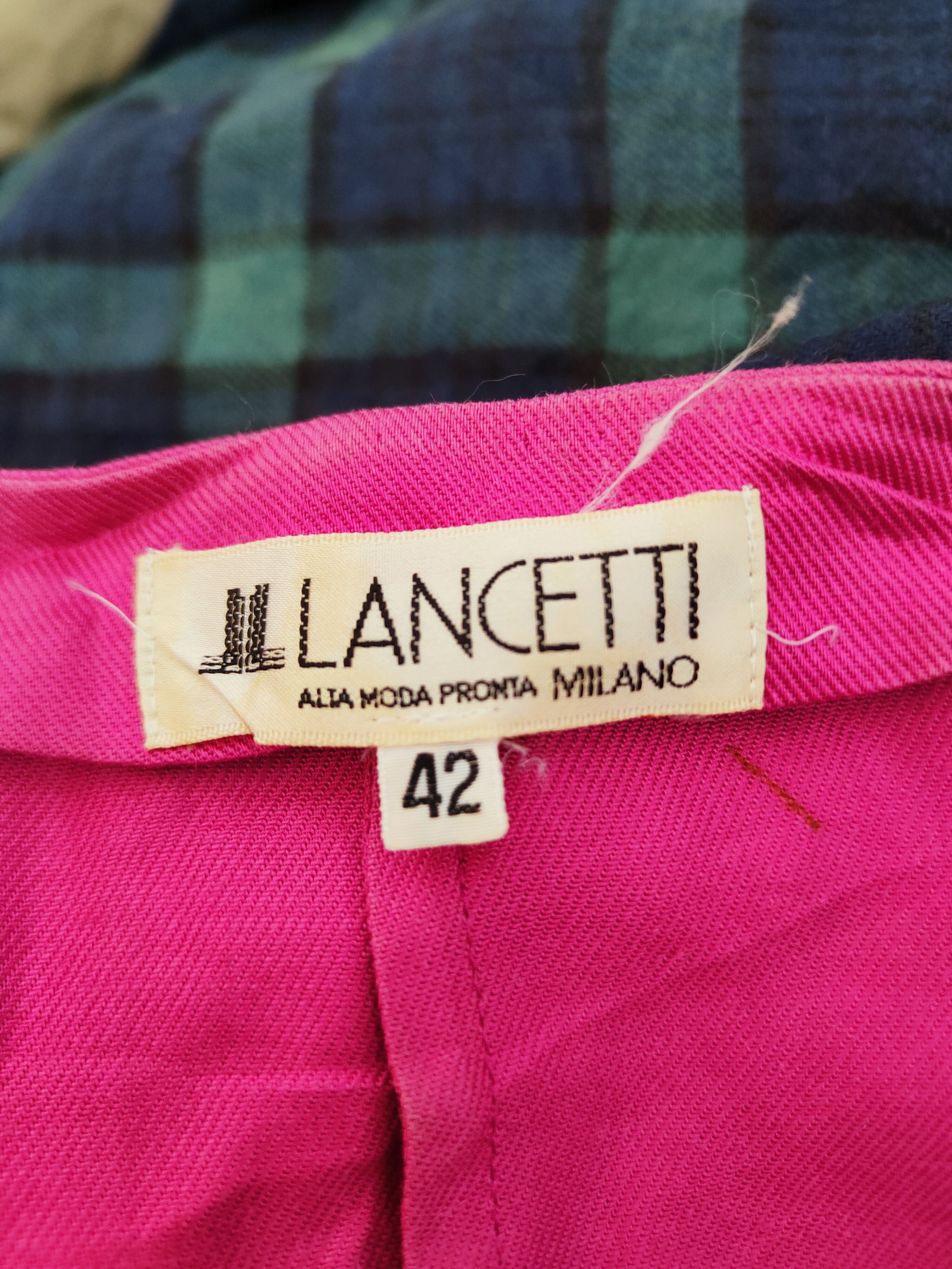 Japanese Brand × Vintage Luxury Lancetti Pink Cropped Button Up Shirts Size S / US 4 / IT 40 - 11 Thumbnail