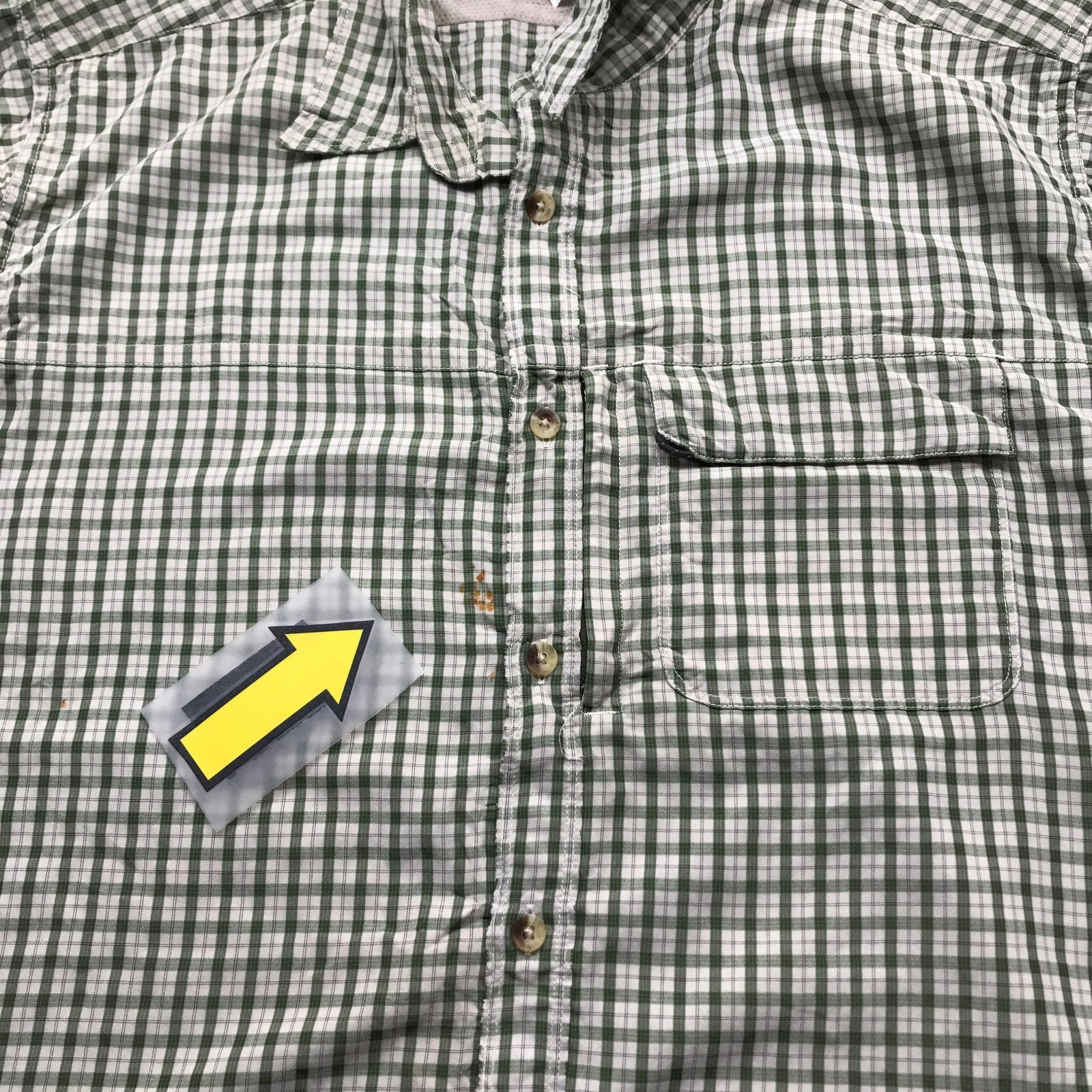 The North Face The North Face Mesh Crimmel Hiking Shirt Mens XL Plaid Green Size US XL / EU 56 / 4 - 10 Thumbnail