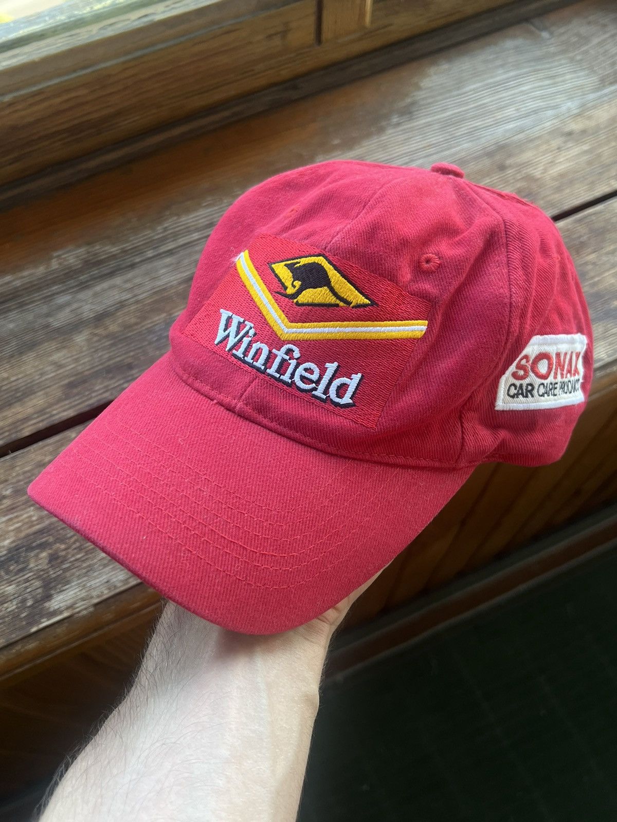 Vintage Vintage Hat 00s F1 Sonax Winfield Racing NASCAR Cap Size ONE SIZE - 2 Thumbnail